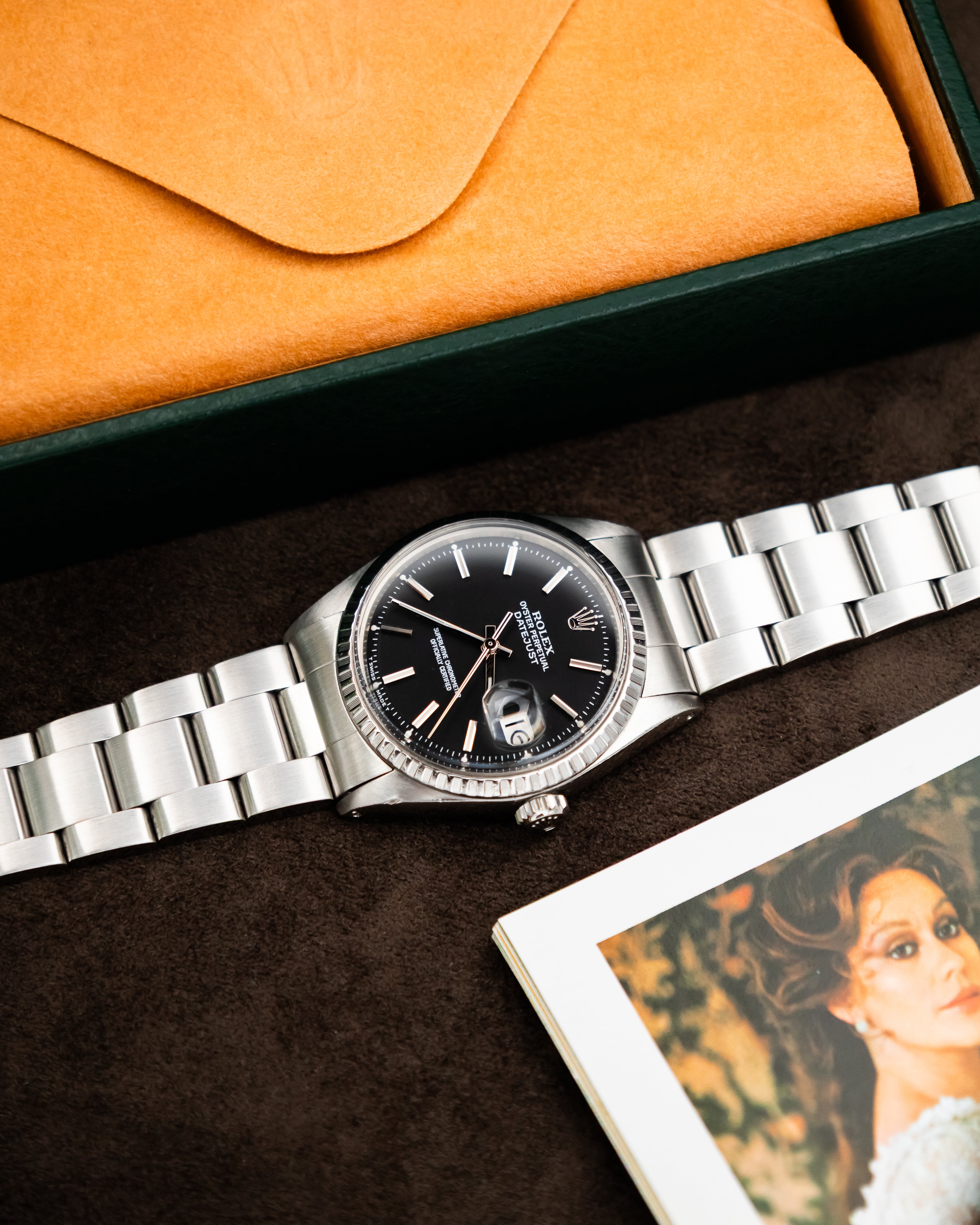 Rolex 1603 Perpetual Datejust - Black Dial