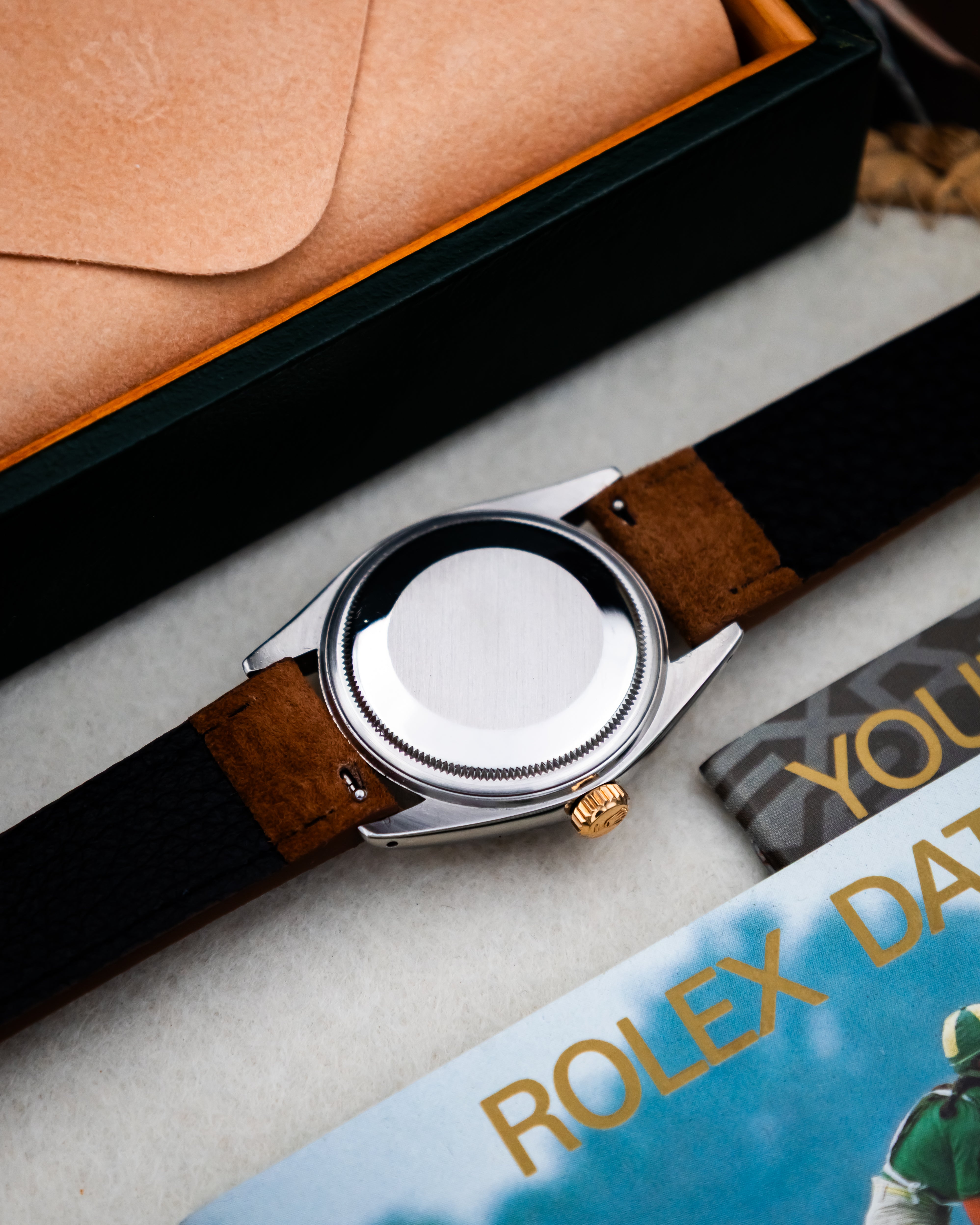 Rolex 16013 Perpetual Datejust - Gold Roman Dial