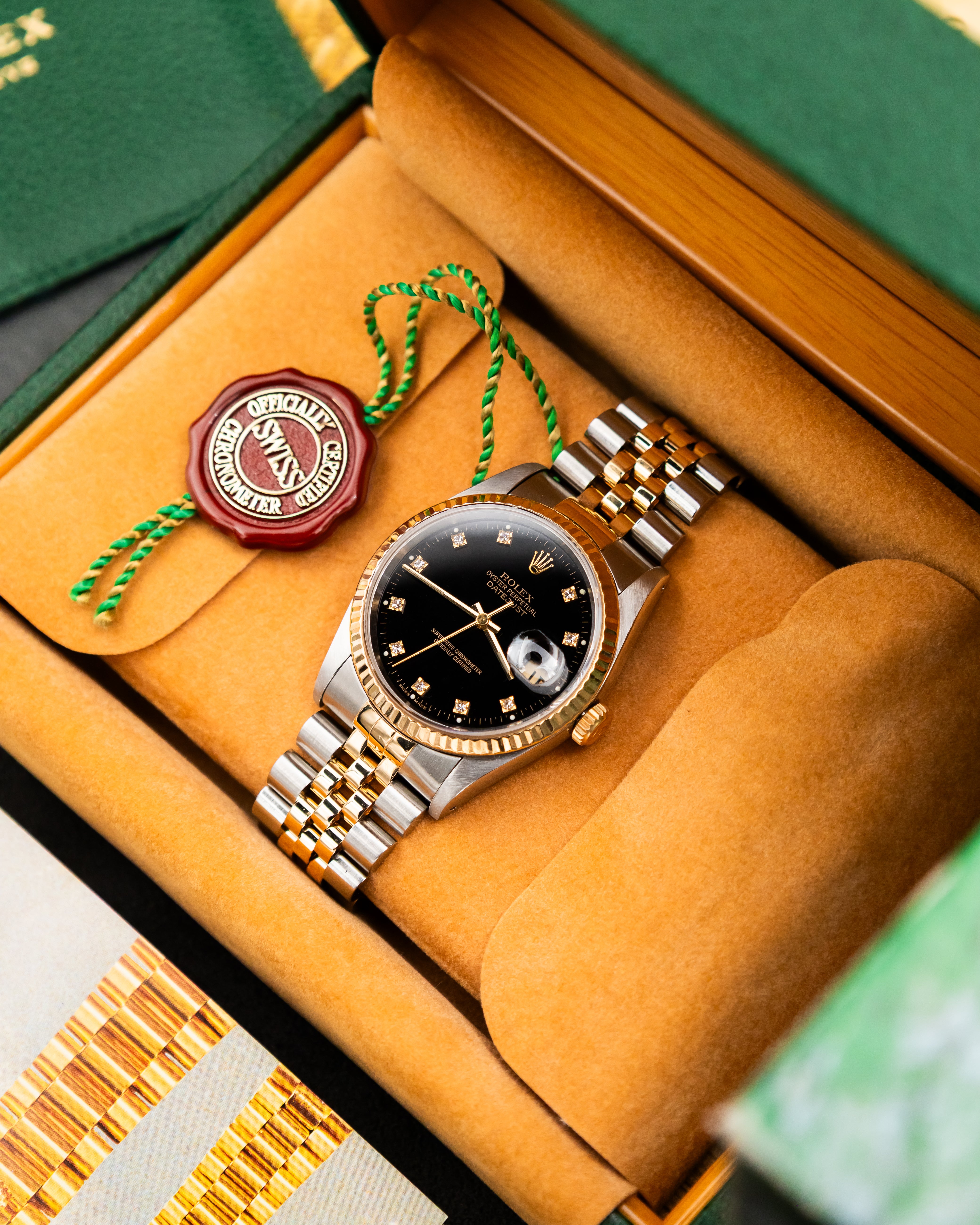 Rolex 16233 Perpetual Datejust - Factory Diamond Set Dial