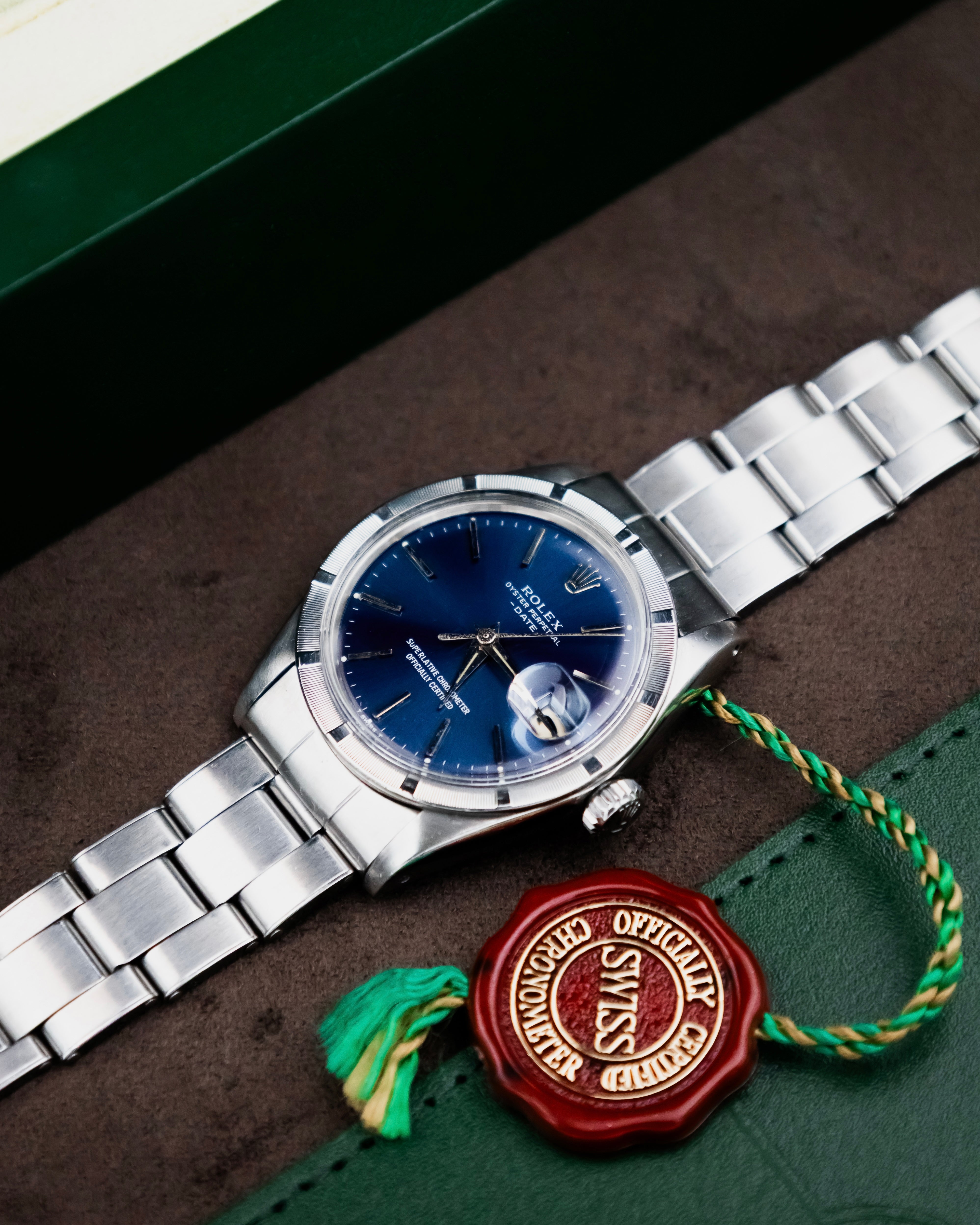 Rolex 1501 Perpetual Date - Blue Dial