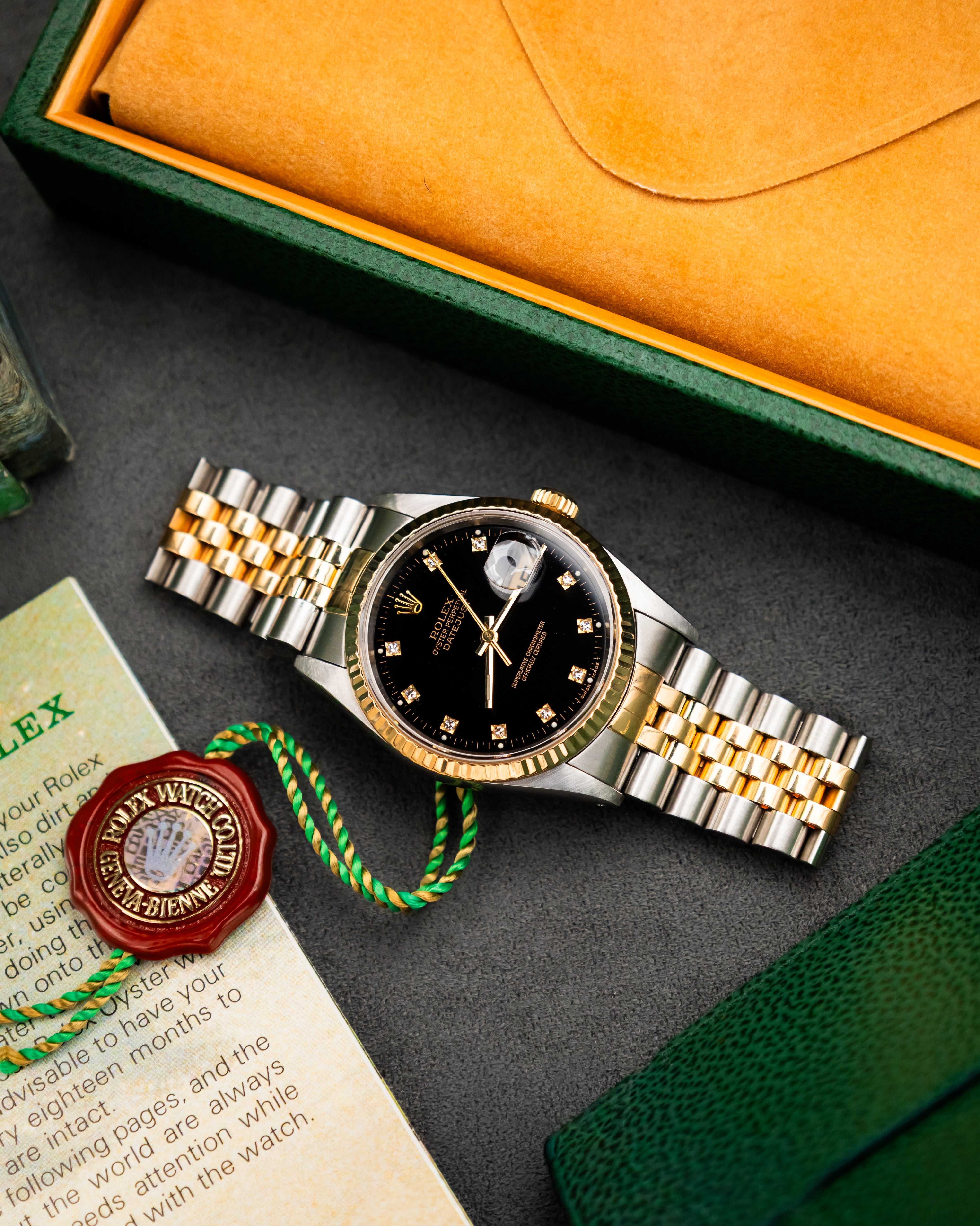Rolex 16233 Perpetual Datejust - Factory Diamond Set Dial