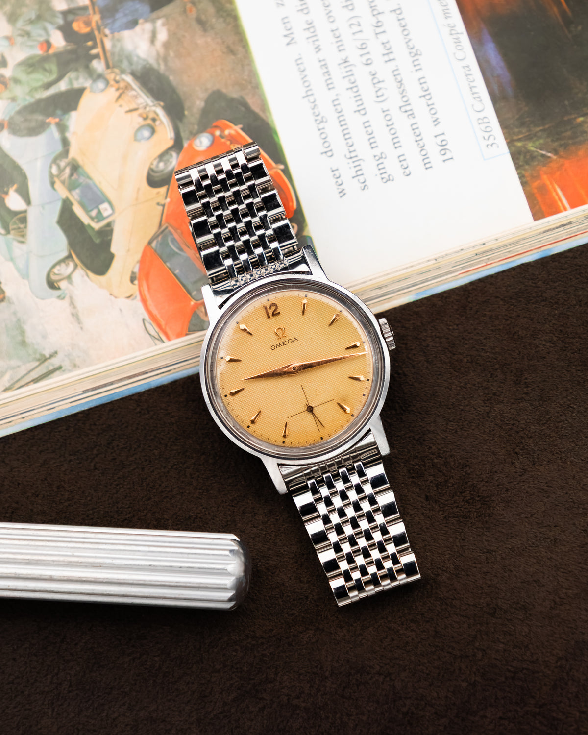 Omega 125.003-62 Seamaster Sub-Second - Waffle Dial
