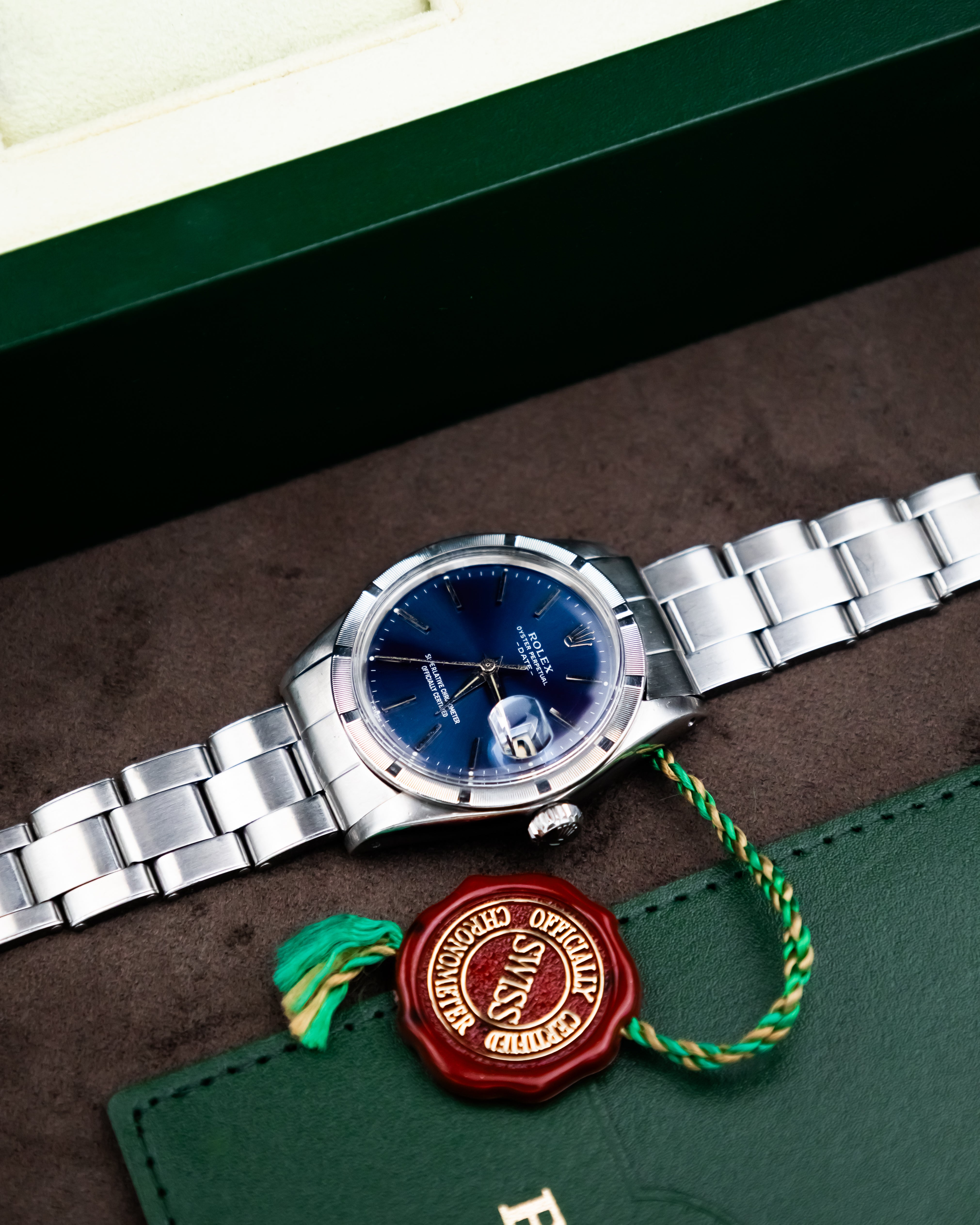 Rolex 1501 Perpetual Date - Blue Dial