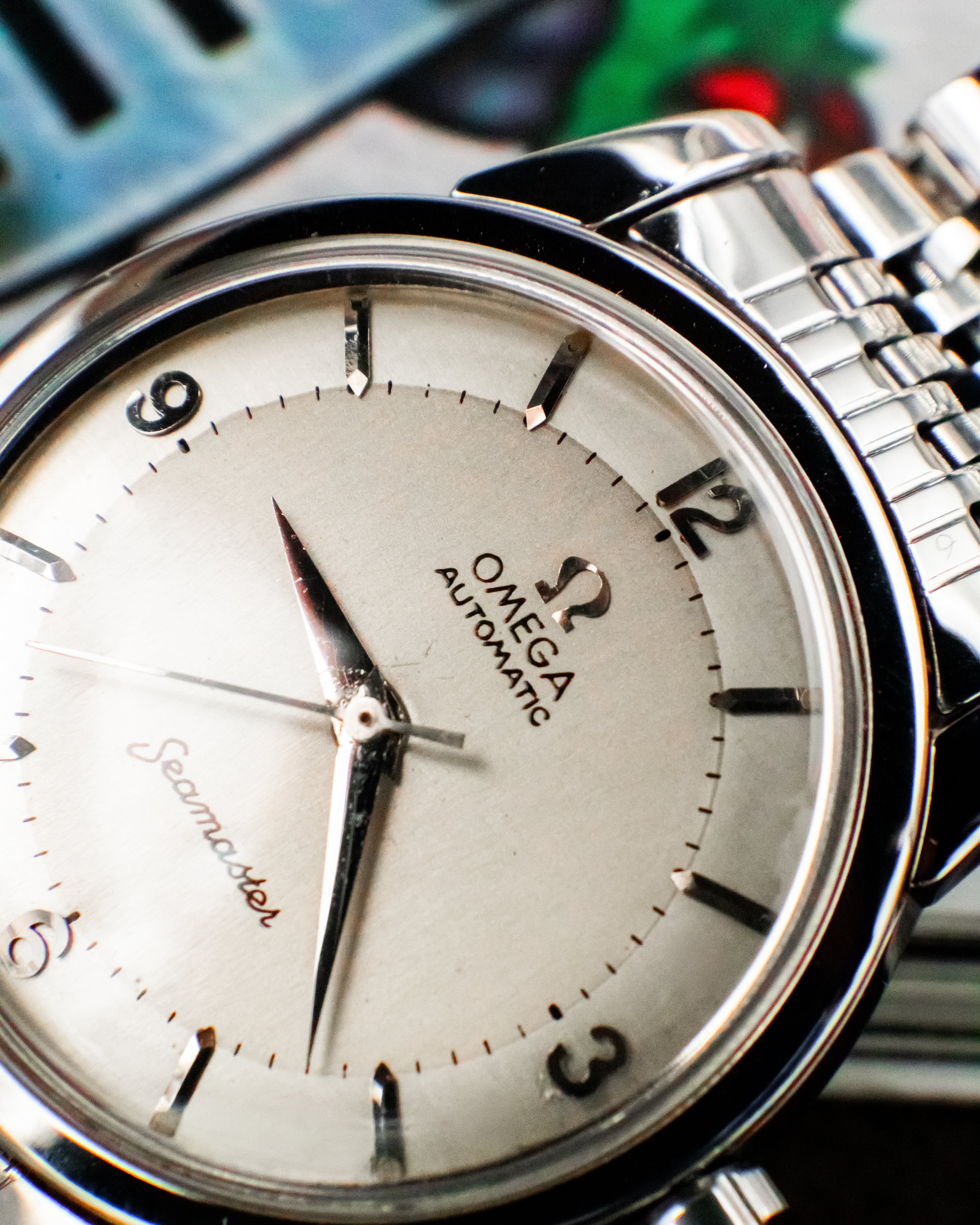 Omega 2846-2 SC Seamaster - Silver 2 tone dial