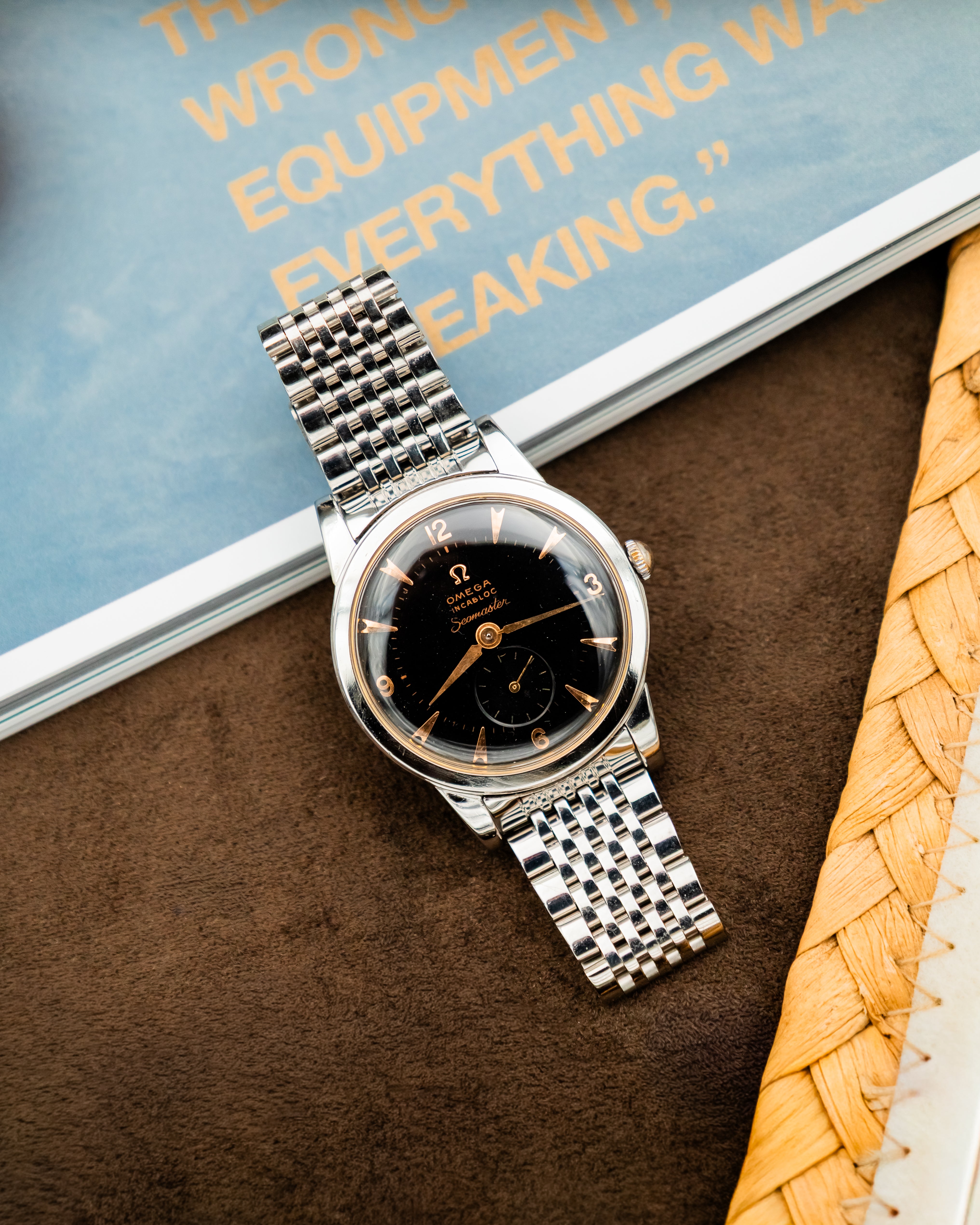 Omega 2657-1 Seamaster Bumper - Black Dial