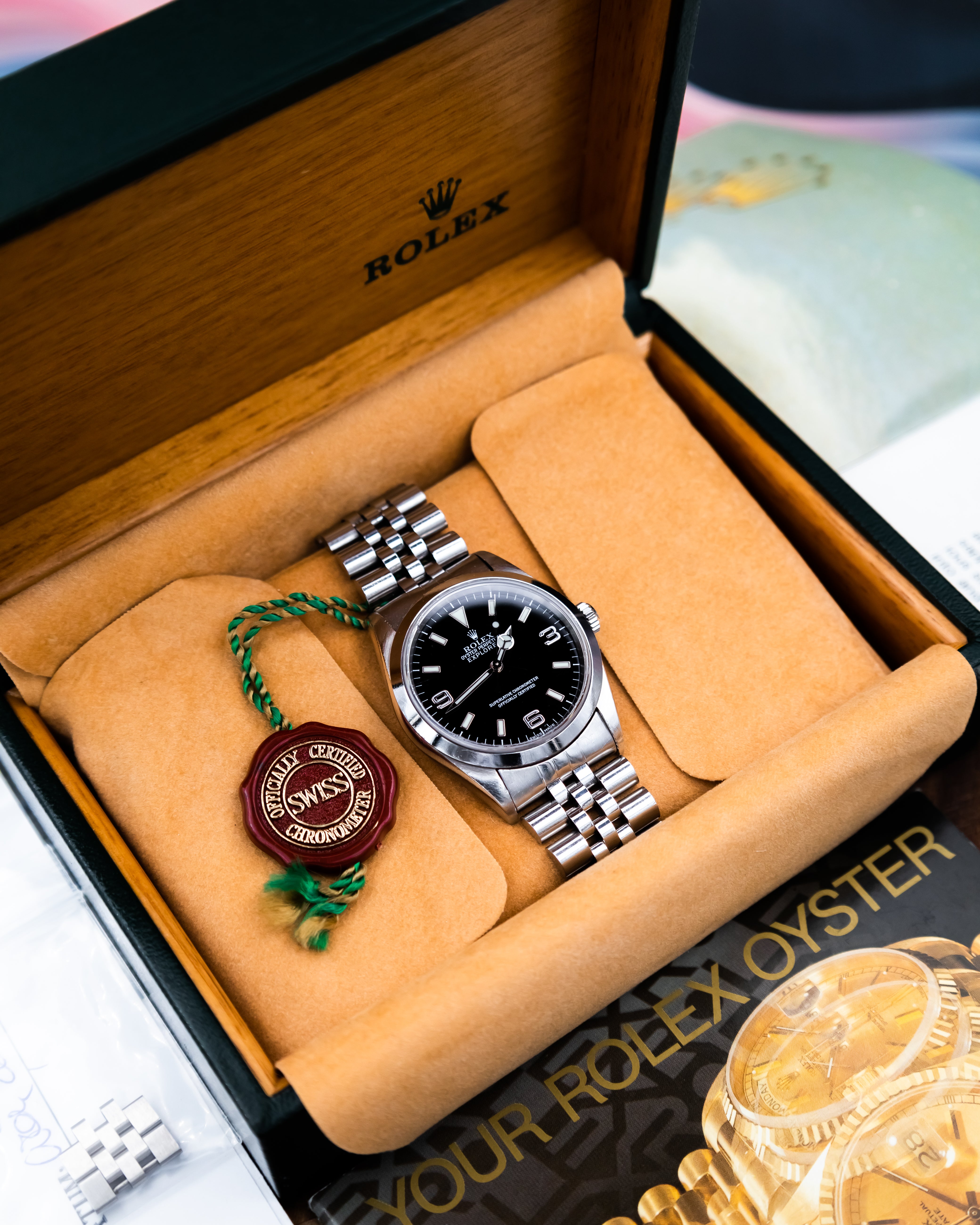 Rolex 14270 Explorer - SWISS black dial