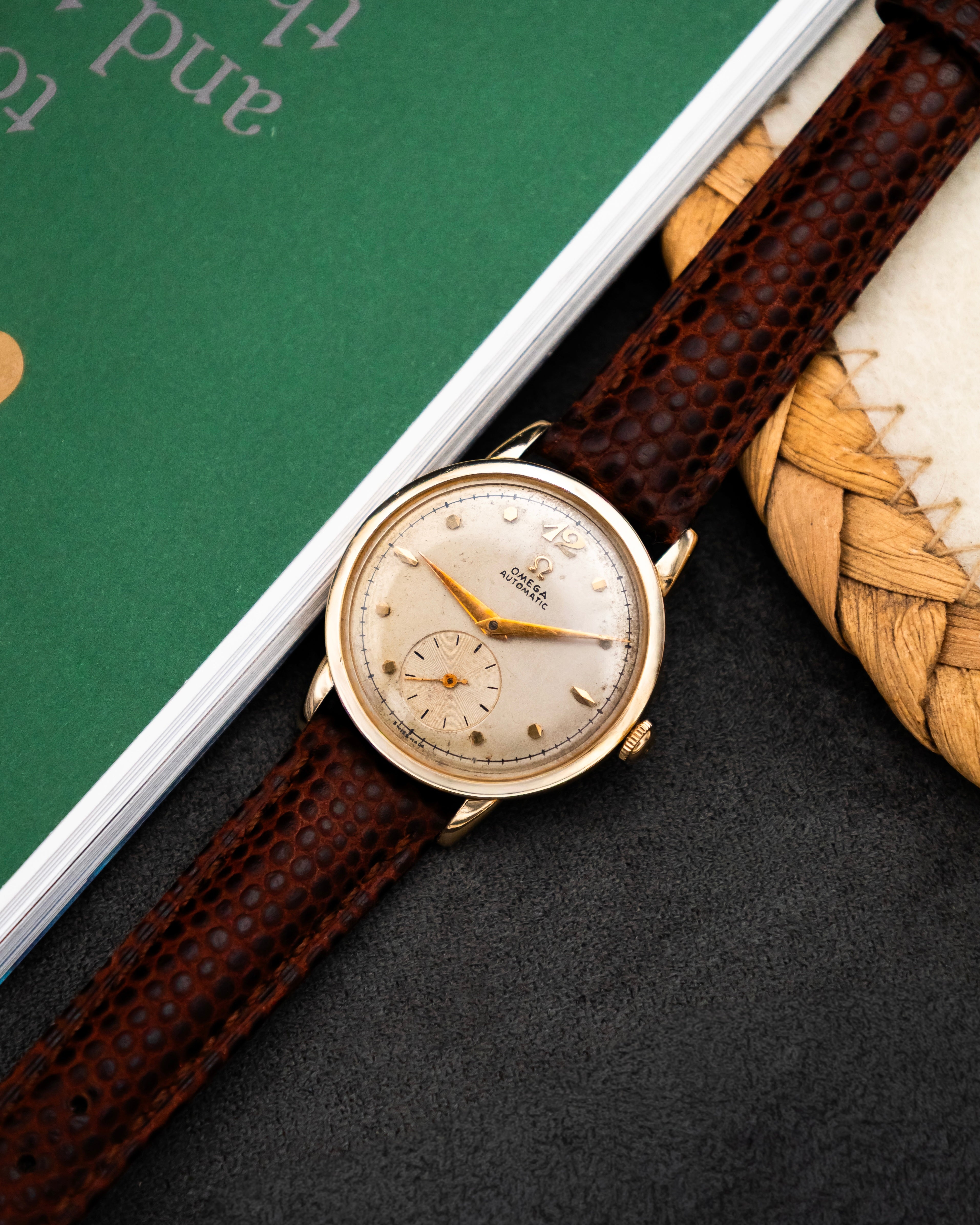 Omega F6212 Automatic Bumper - Ivory Dial