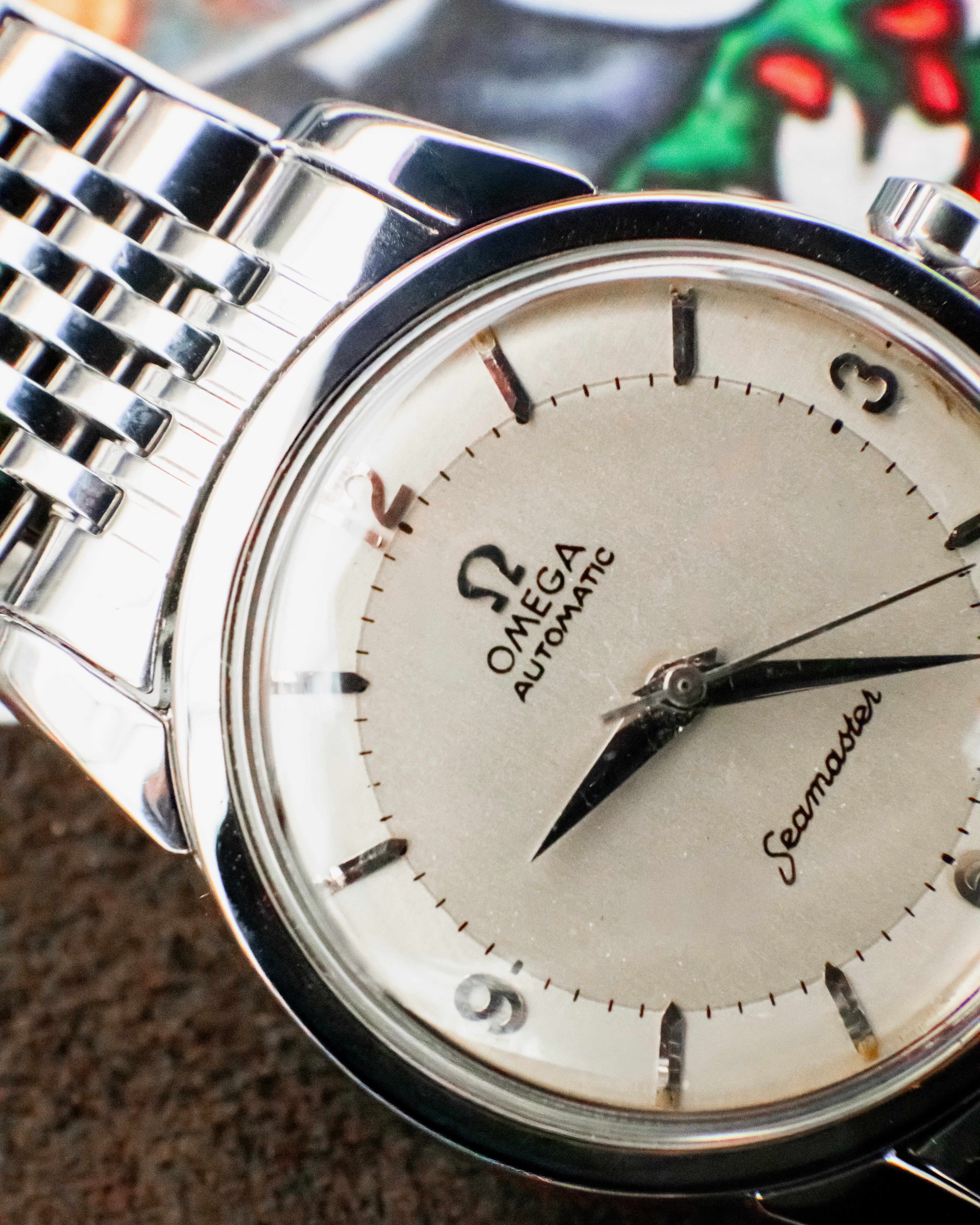 Omega 2846-2 SC Seamaster - Silver 2 tone dial