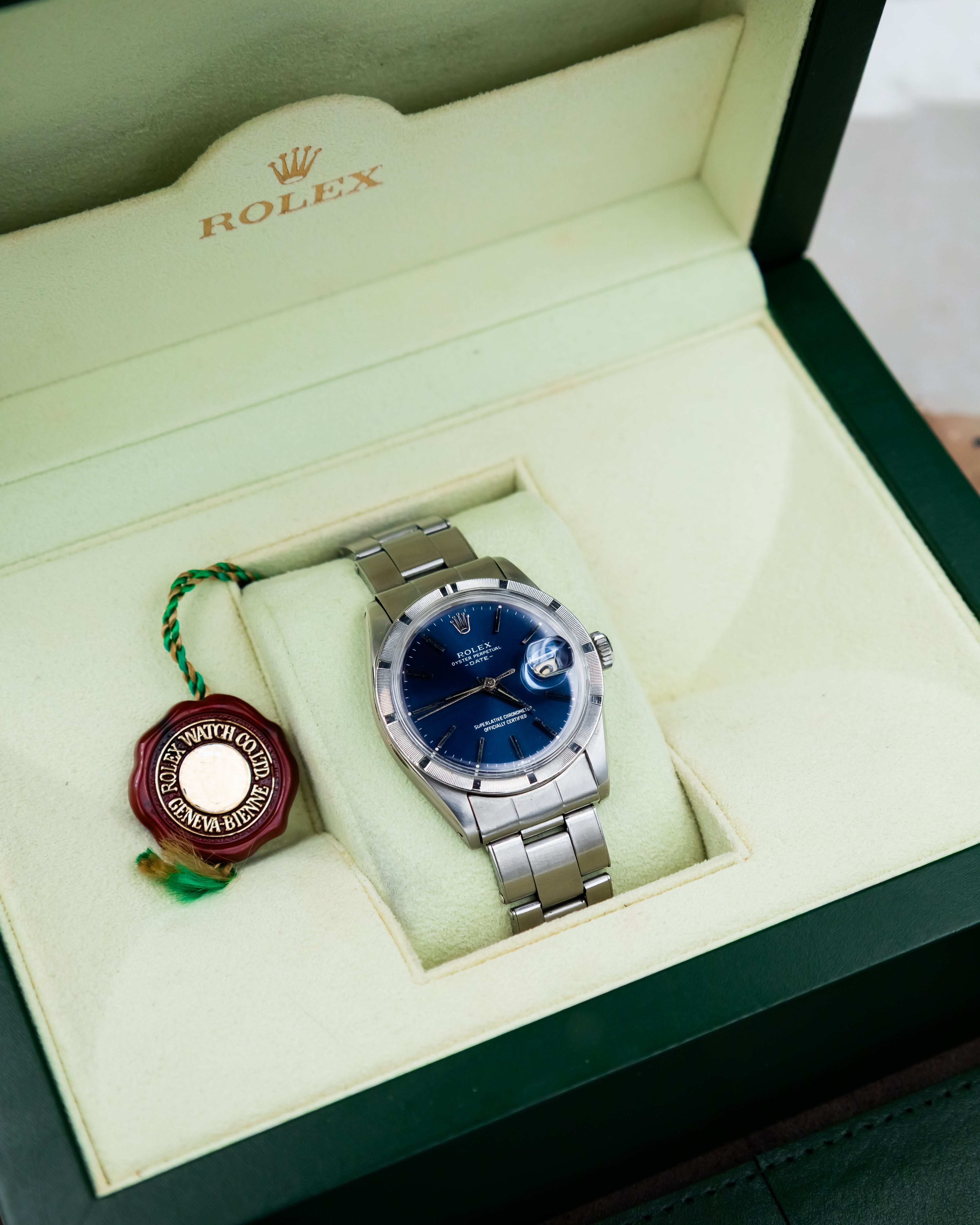 Rolex 1501 Perpetual Date - Blue Dial