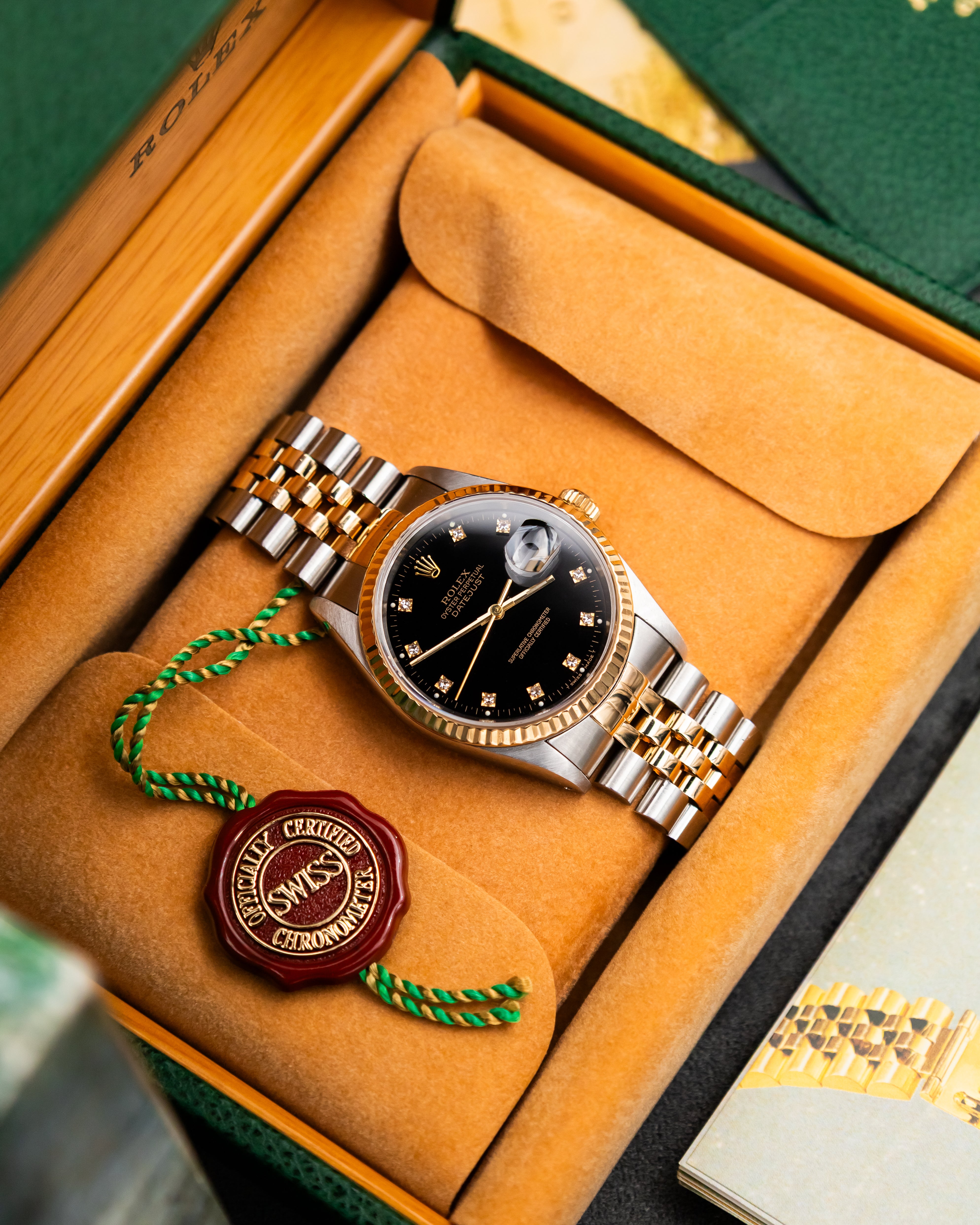 Rolex 16233 Perpetual Datejust - Factory Diamond Set Dial