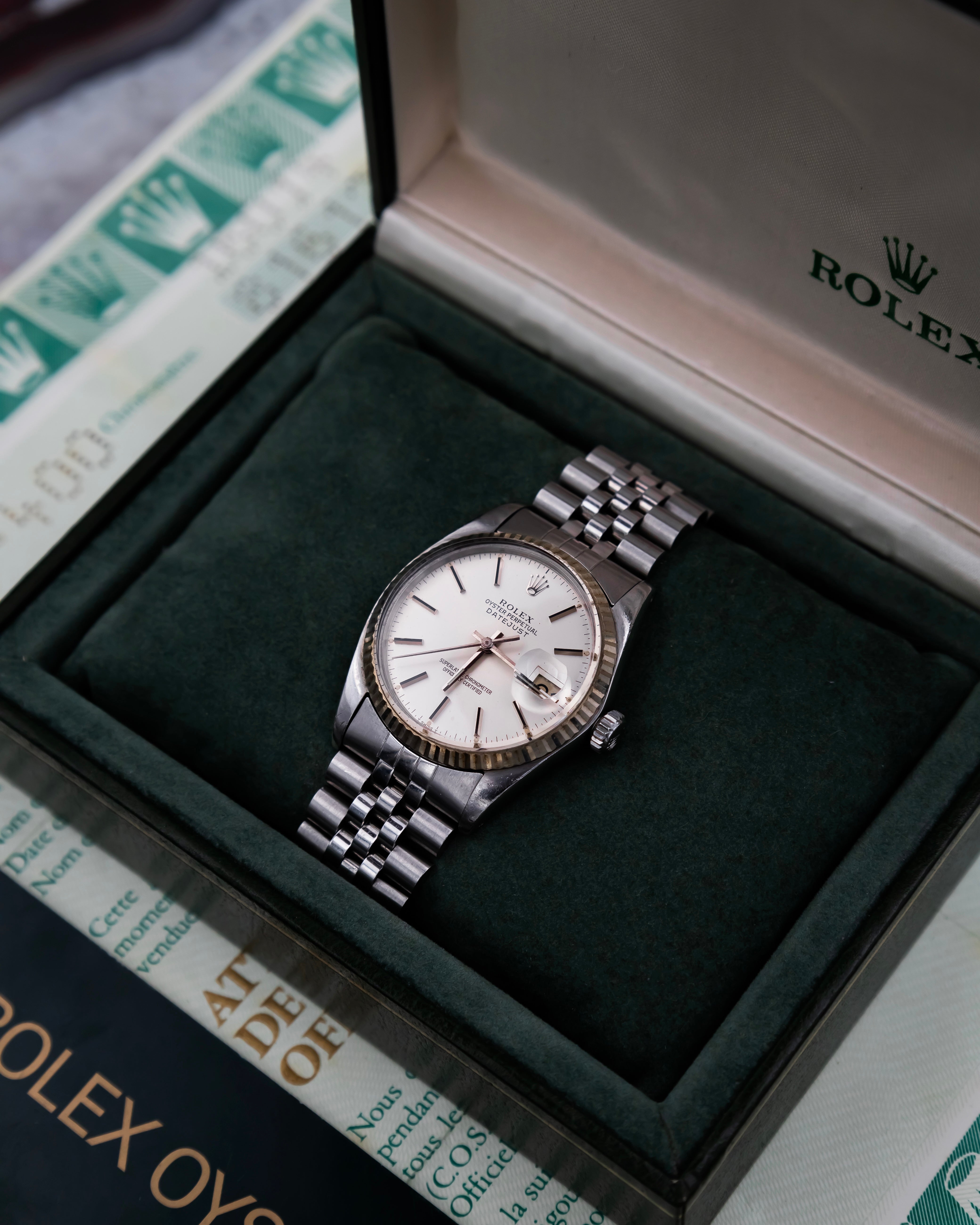Rolex 16014 Perpetual Datejust - grey dial