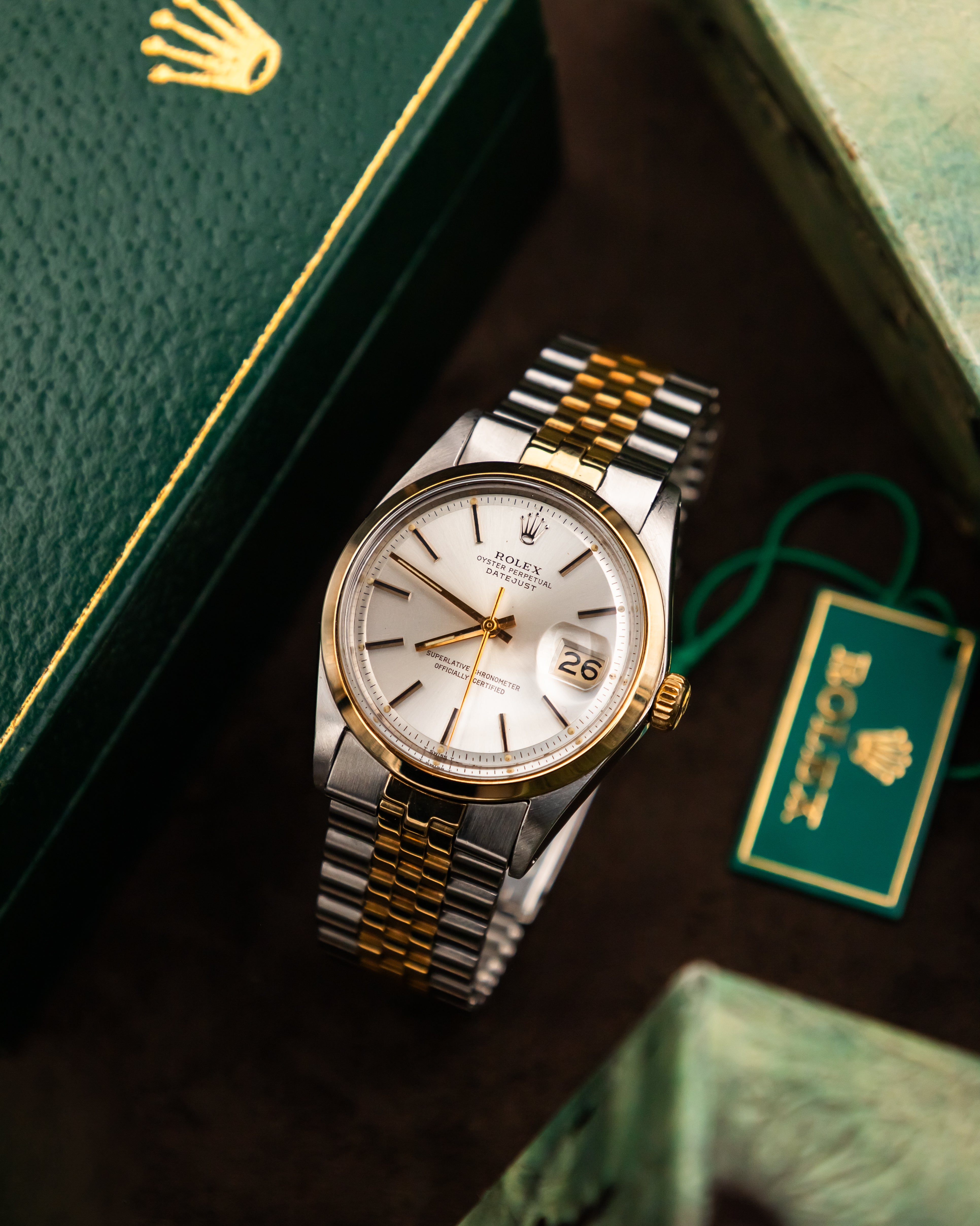 Rolex 1600 Datejust Two-Tone - White Dial