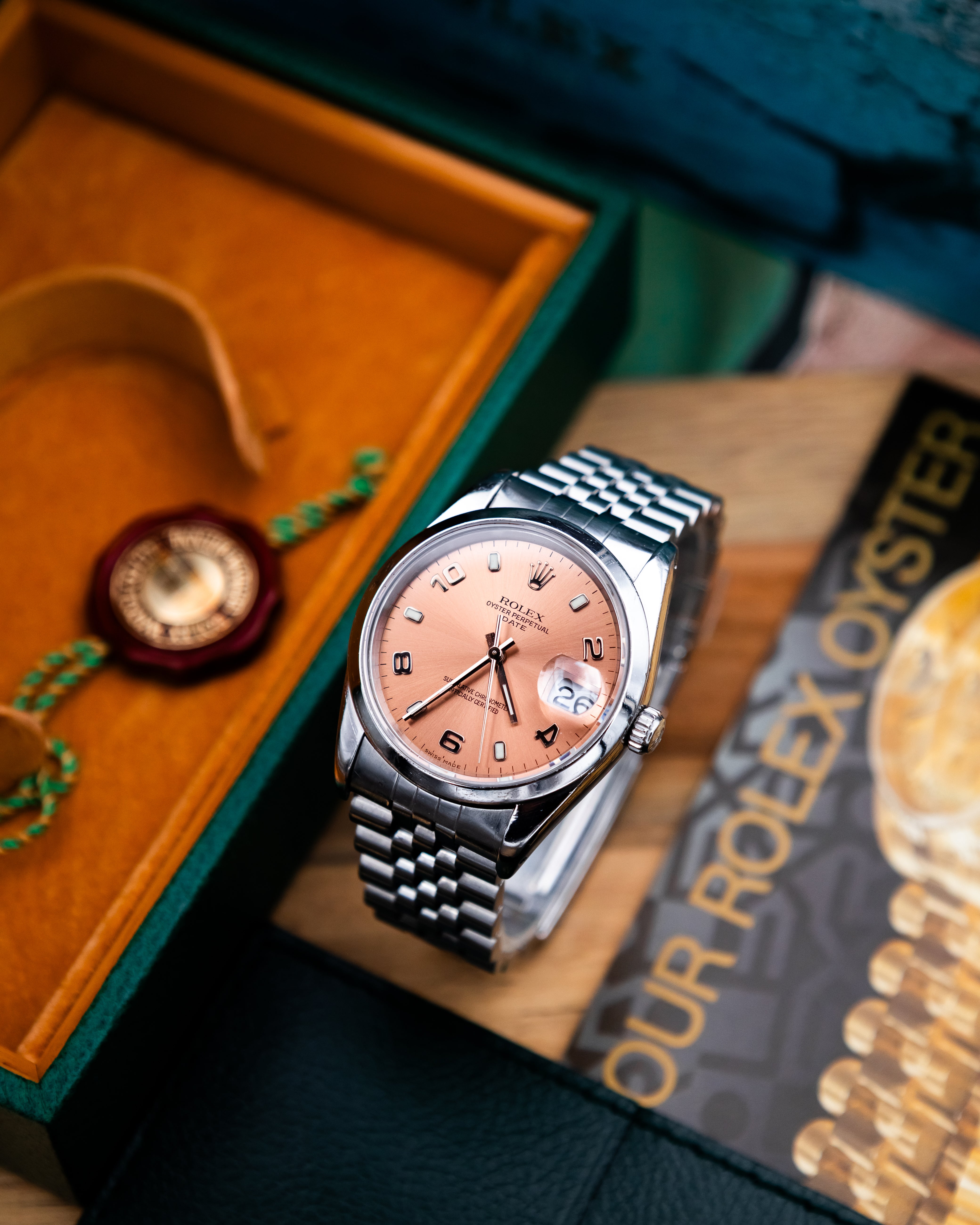 Rolex 15200 Oyster Perpetual- Salmon dial