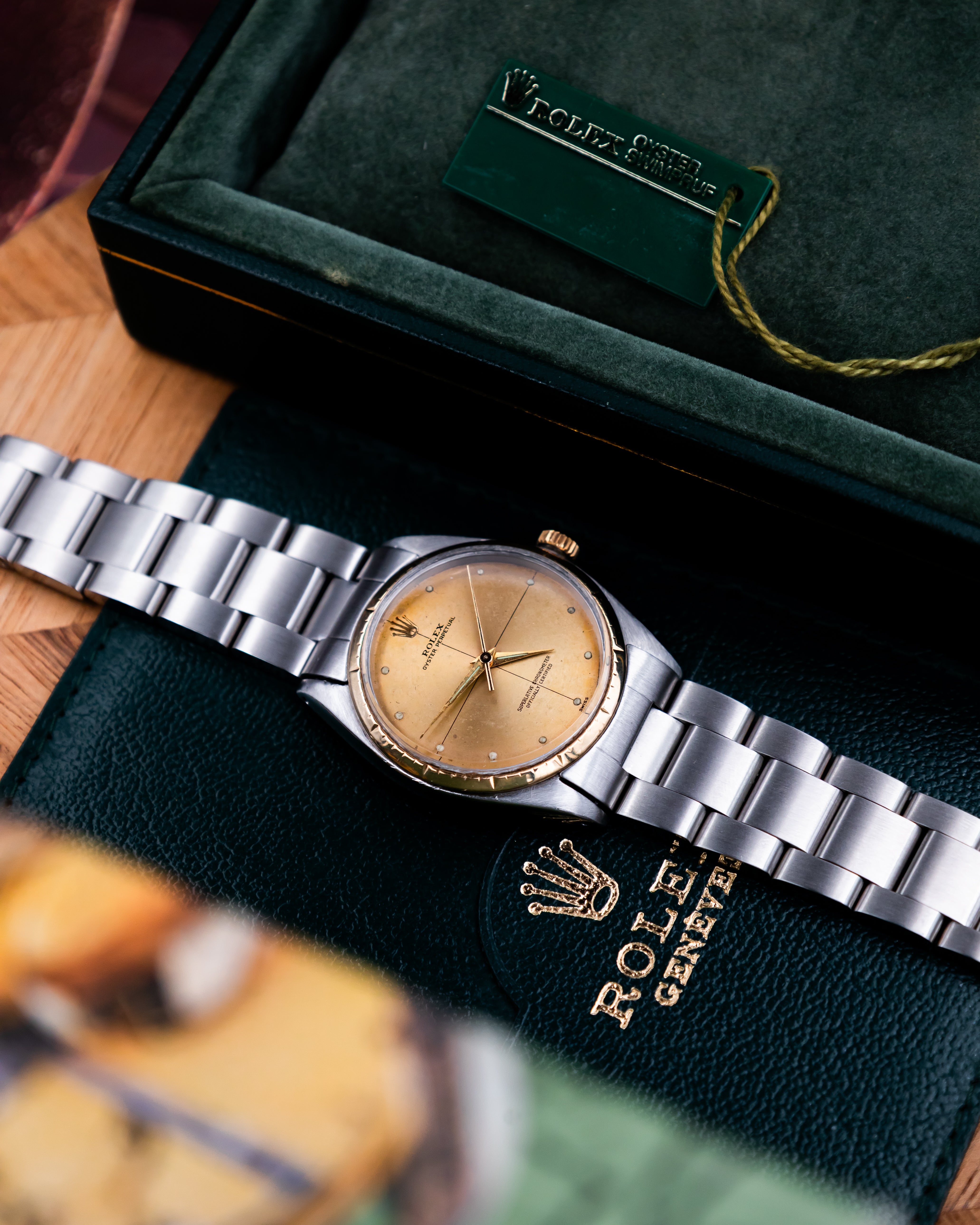 Rolex 1008 Oyster Perpetual- gold dial