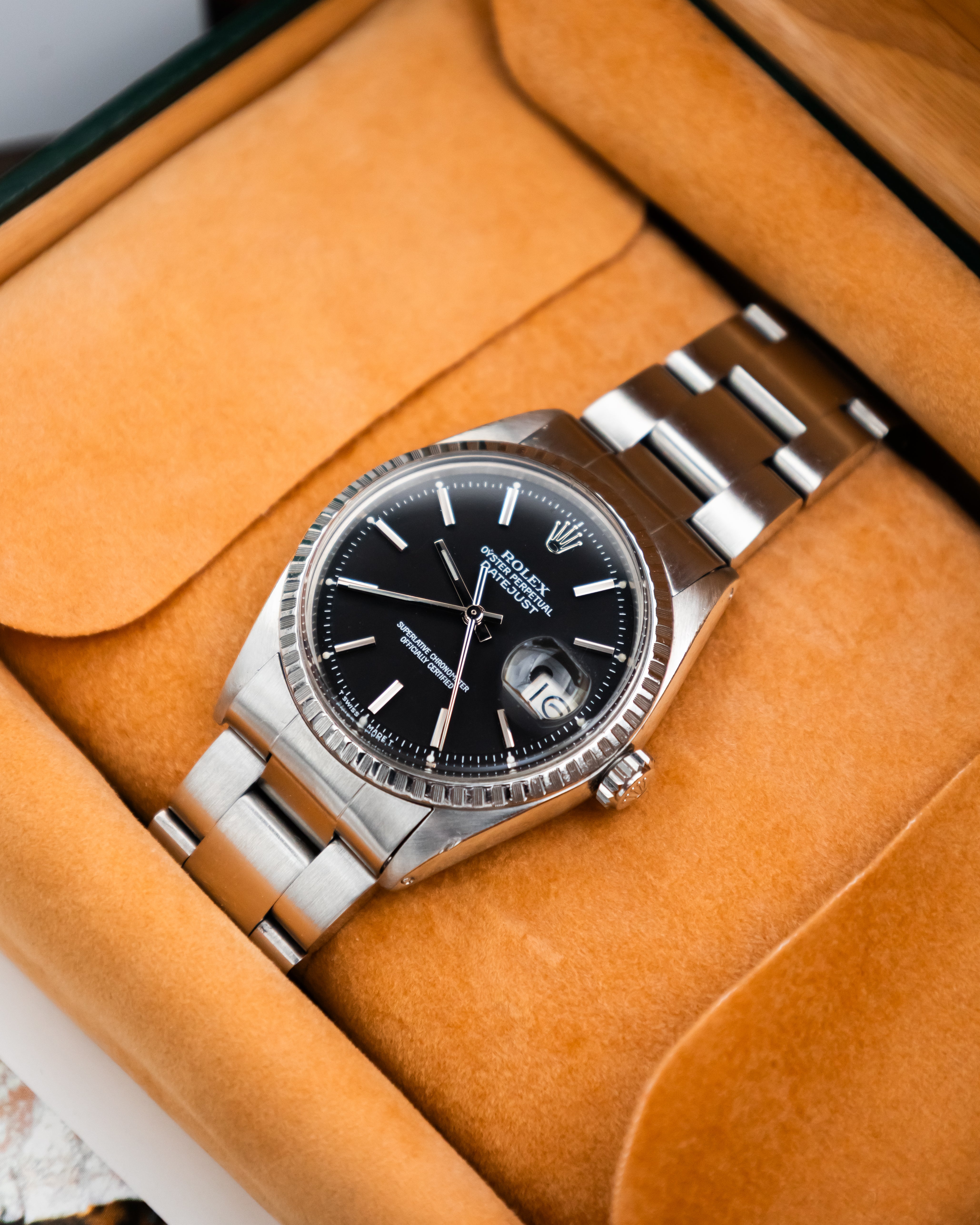 Rolex 1603 Perpetual Datejust - Black Dial