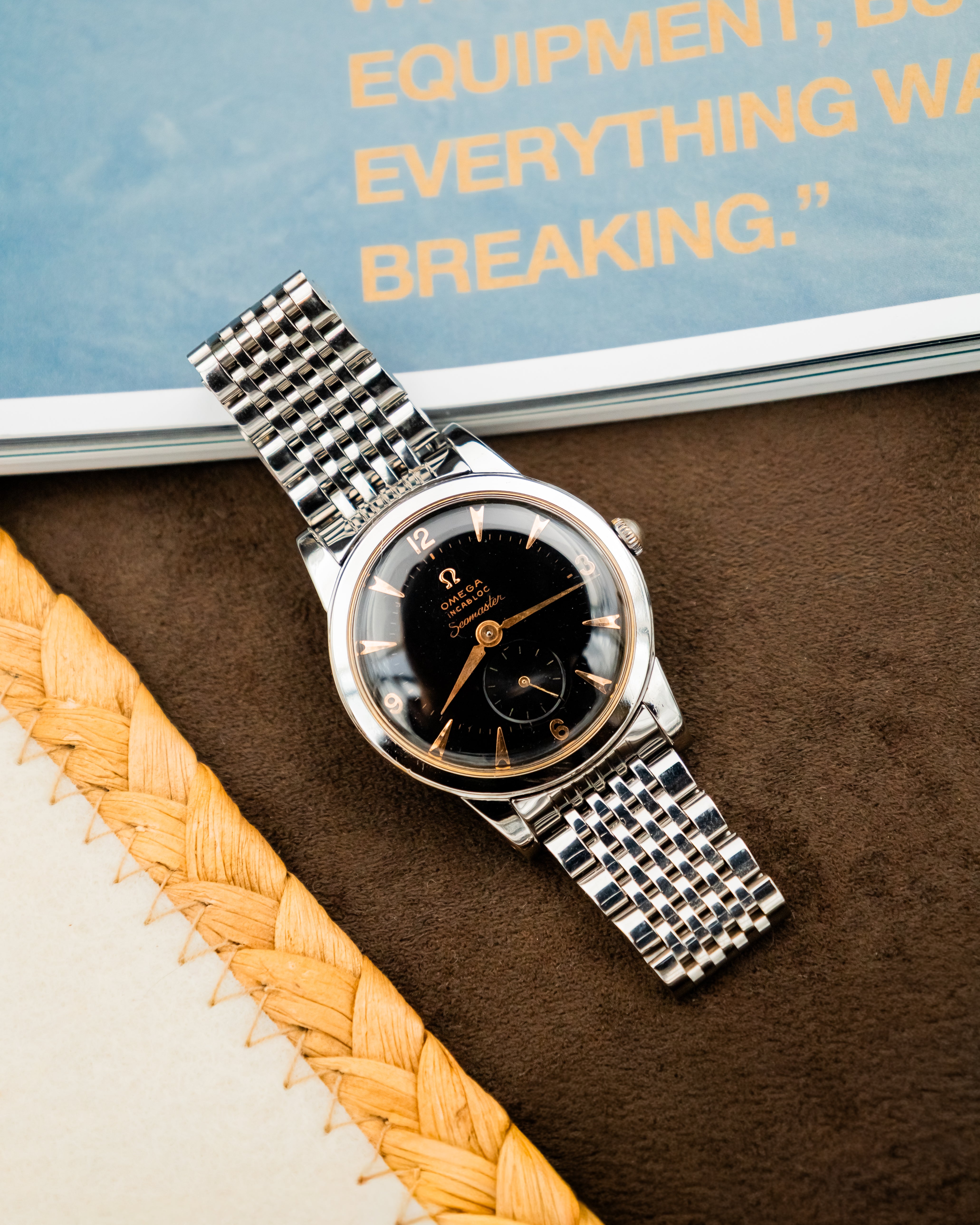Omega 2657-1 Seamaster Bumper - Black Dial