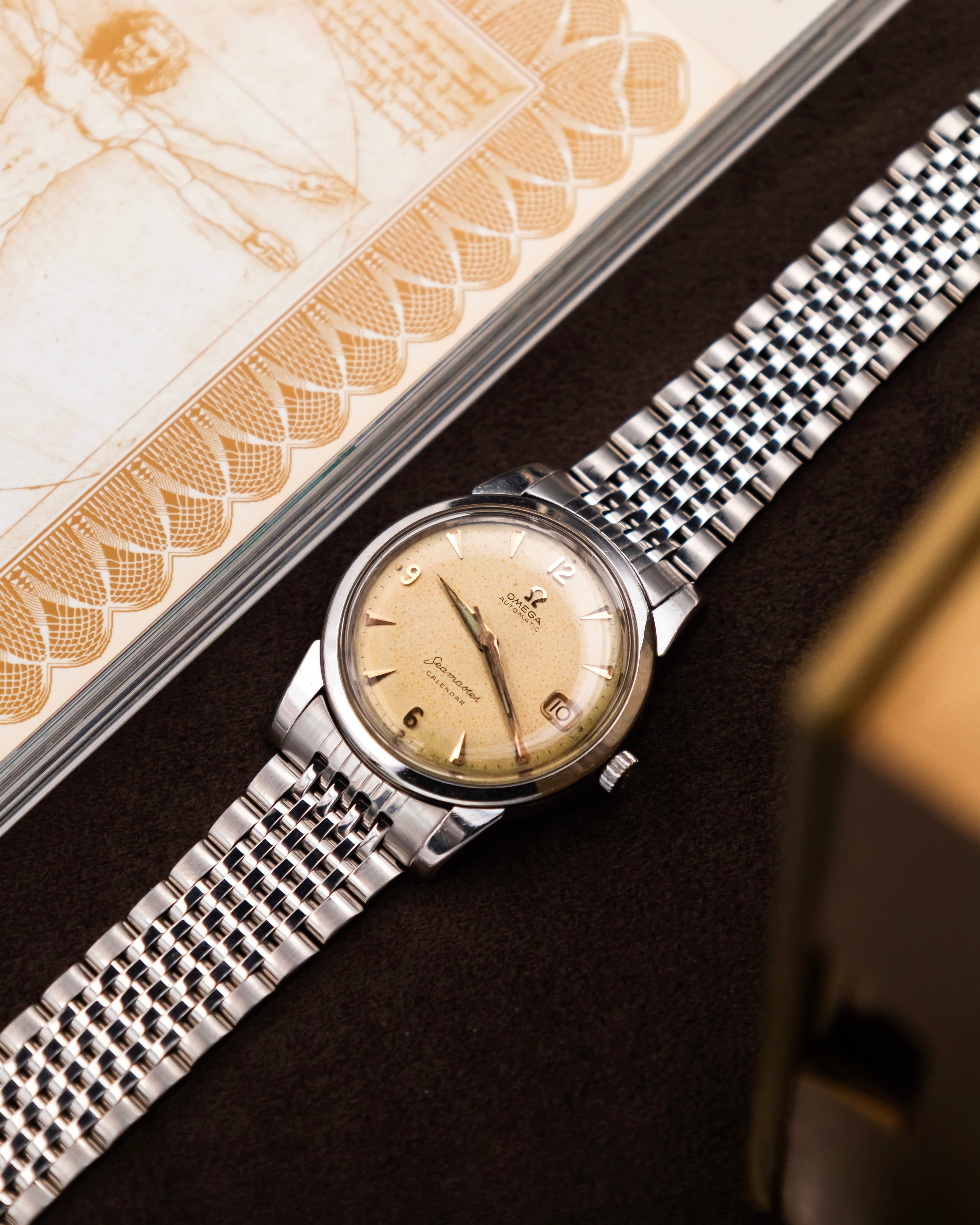 Omega 2849-10SC Seamaster Calendar - Ivory dial