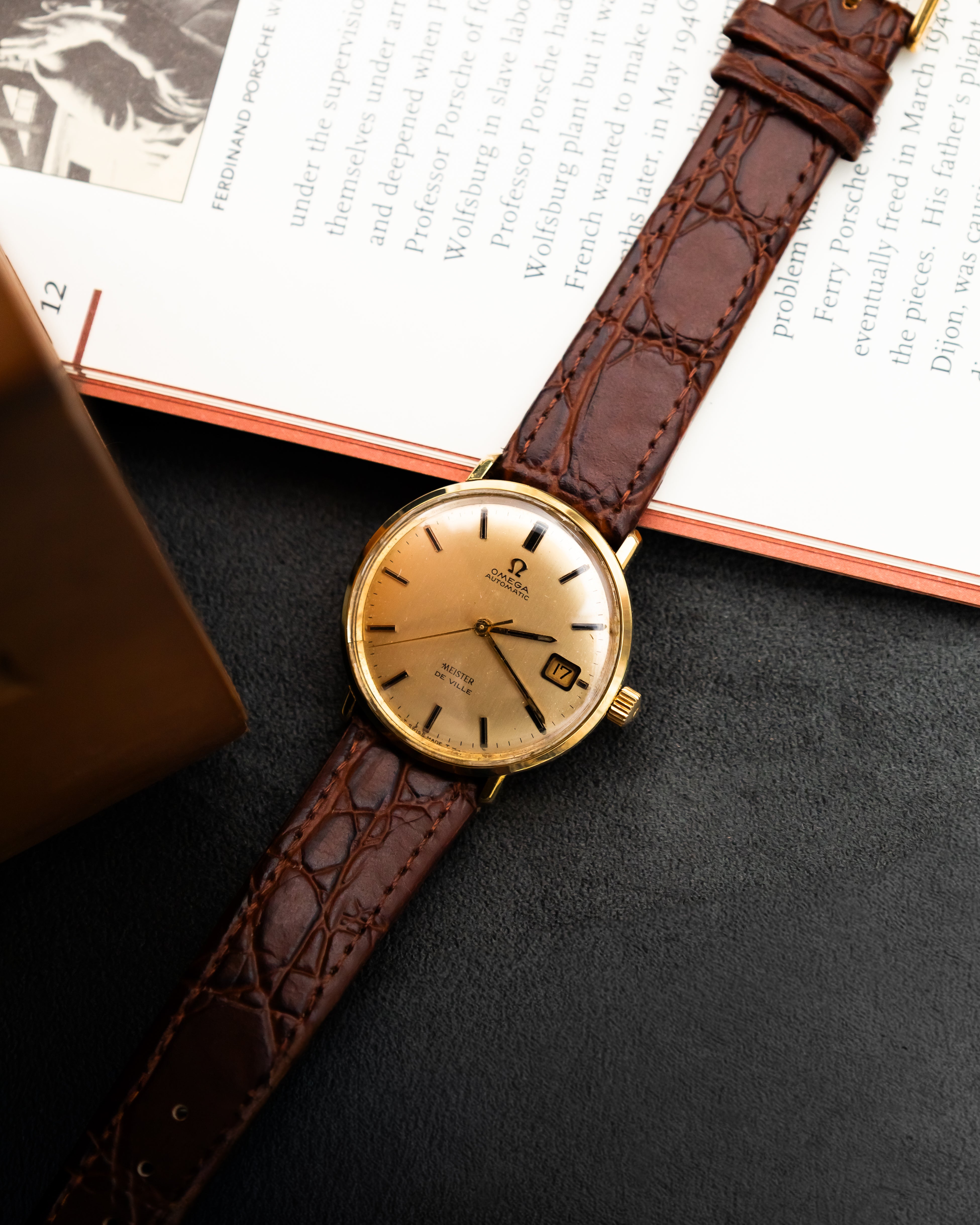 Omega 166.033 Meister De Ville - Gold dial