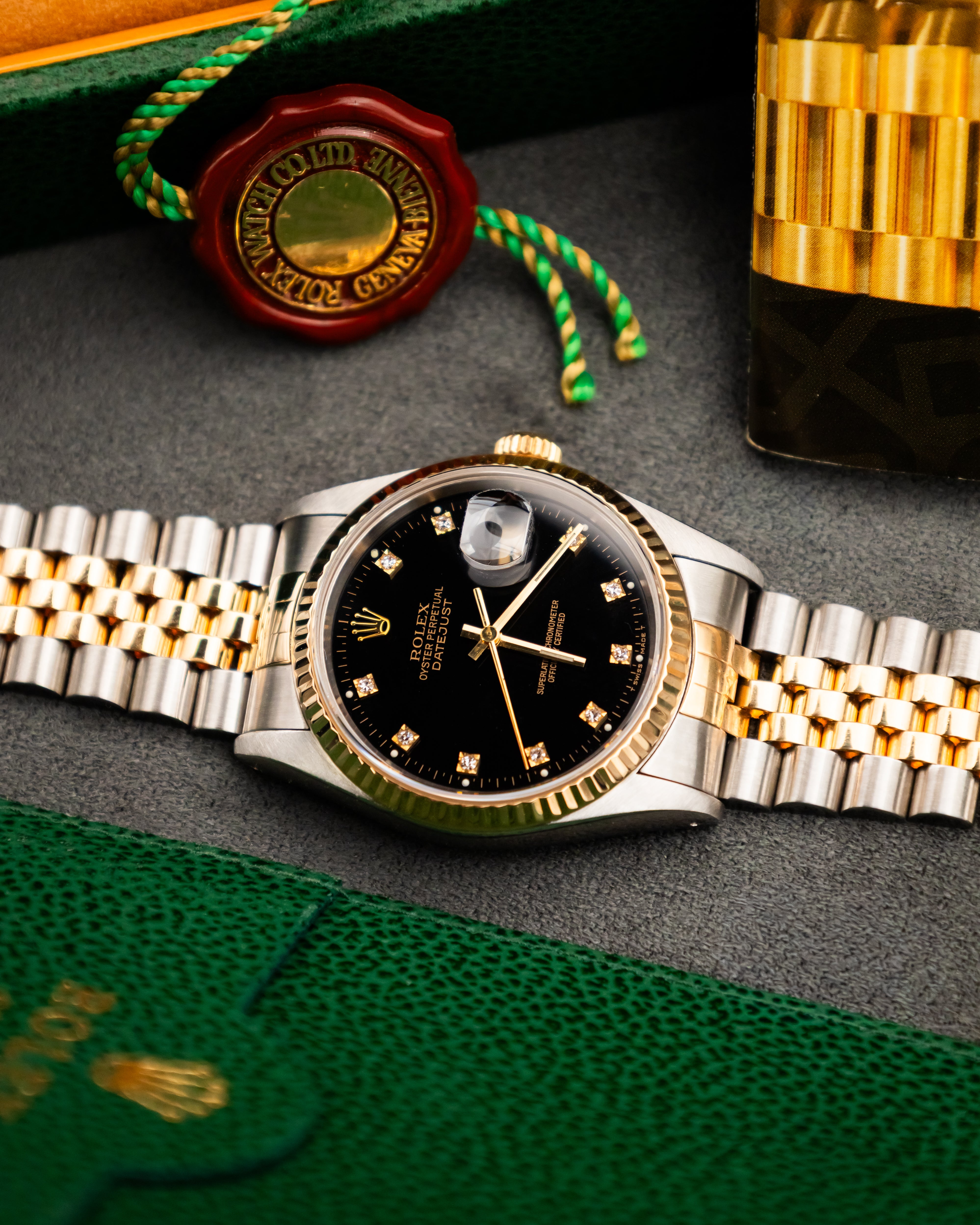 Rolex 16233 Perpetual Datejust - Factory Diamond Set Dial