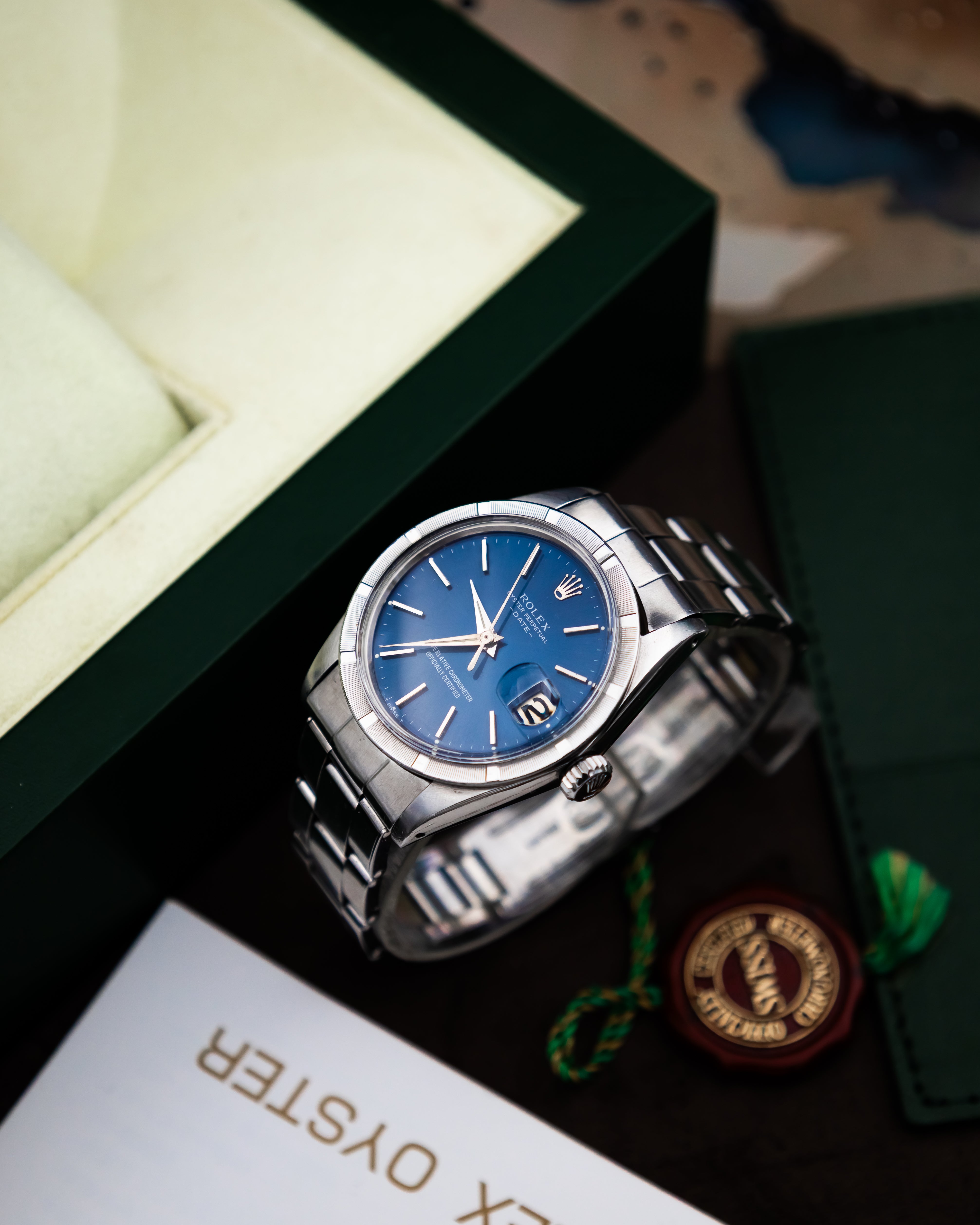 Rolex 1501 Perpetual Date - Blue Dial