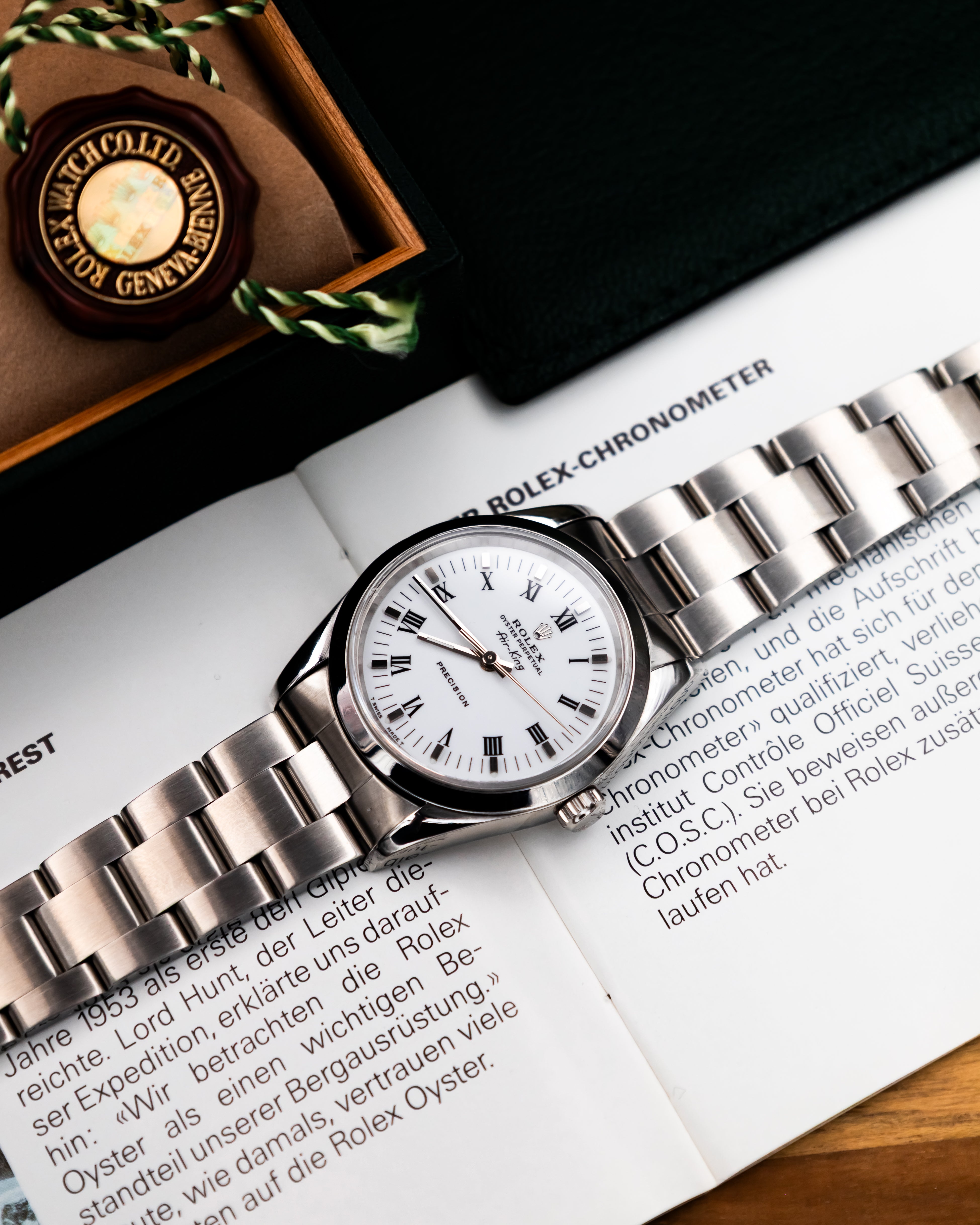 Rolex 14000 Air-king - White dial