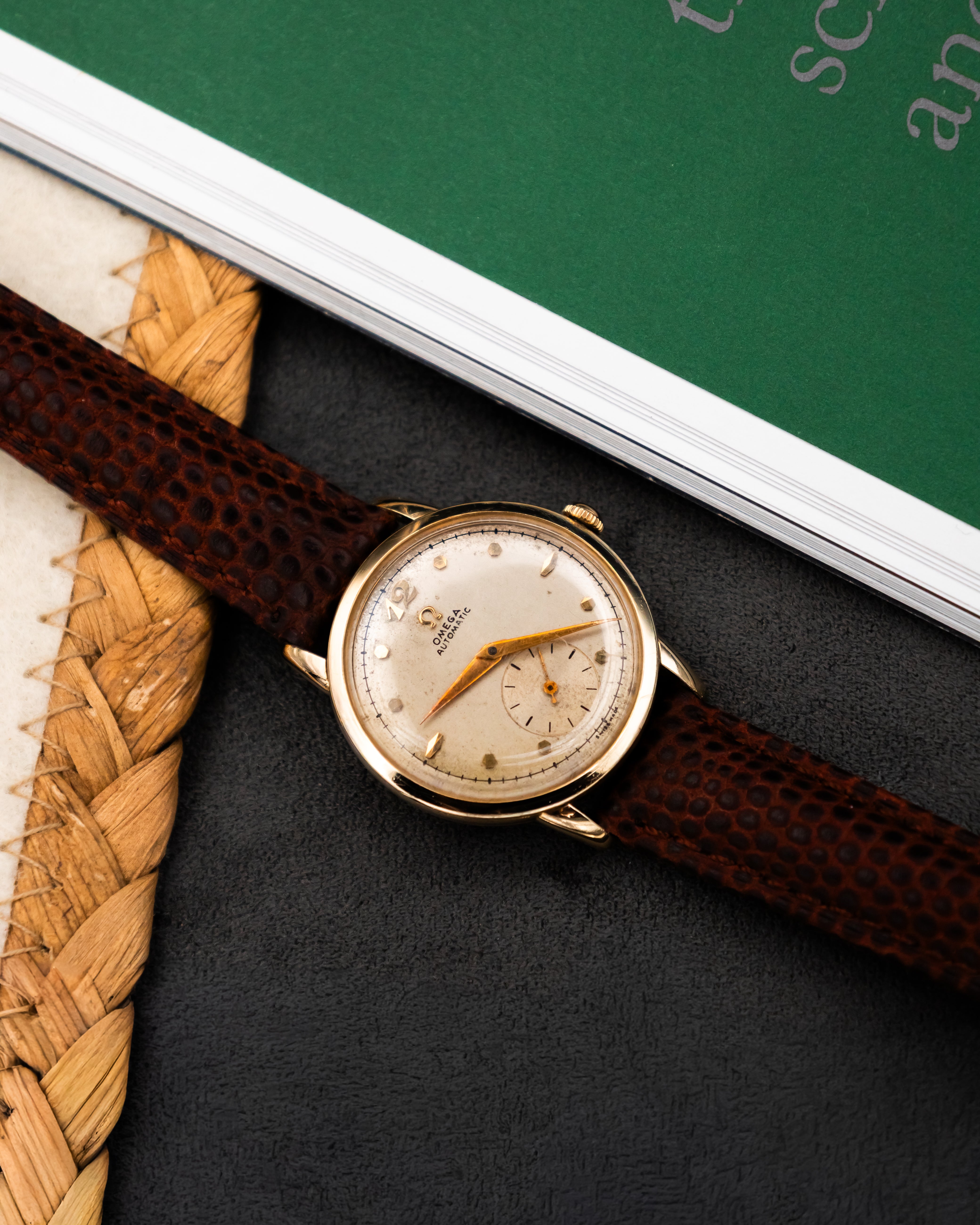 Omega F6212 Automatic Bumper - Ivory Dial
