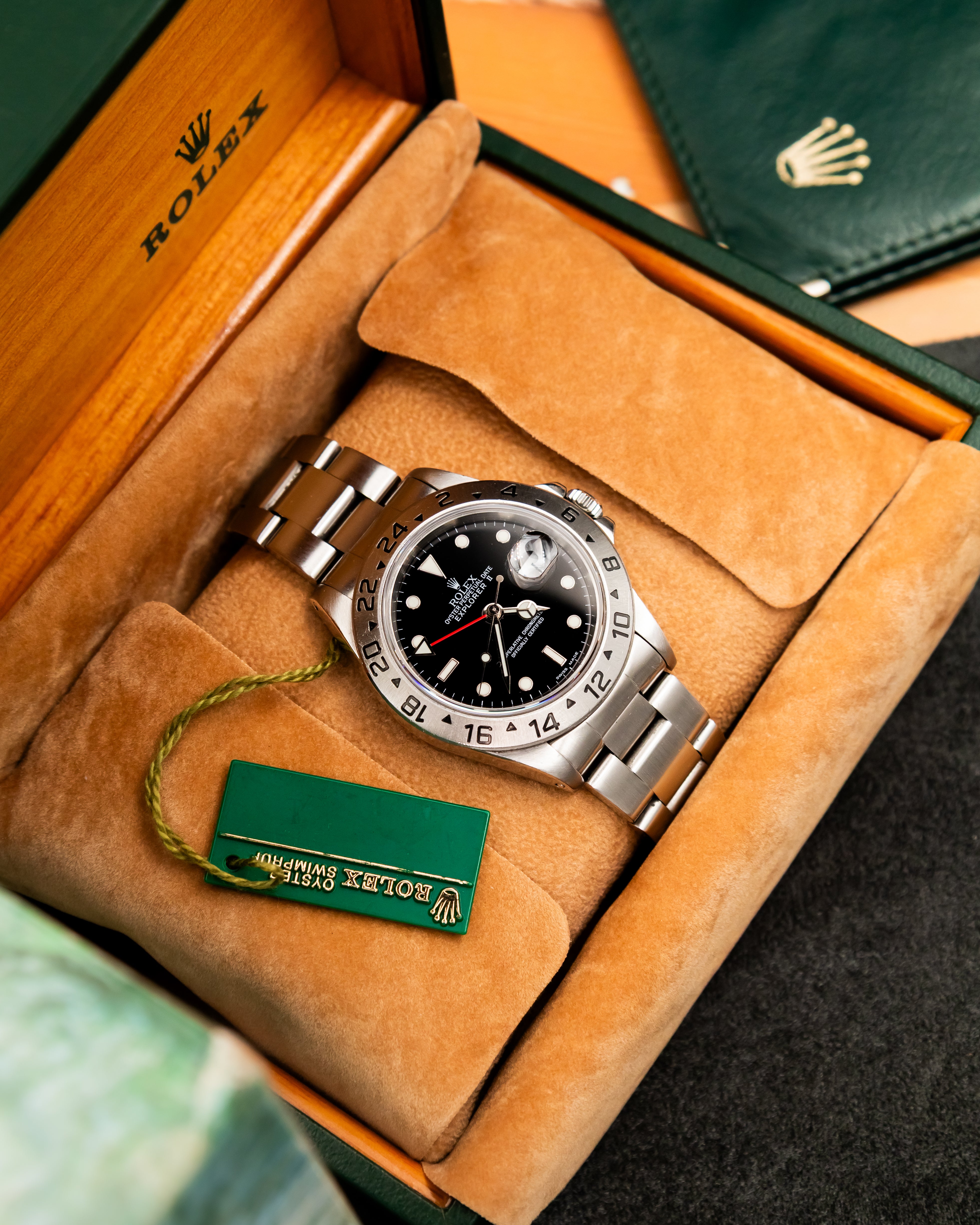Rolex 16570 Explorer II - Black Dial