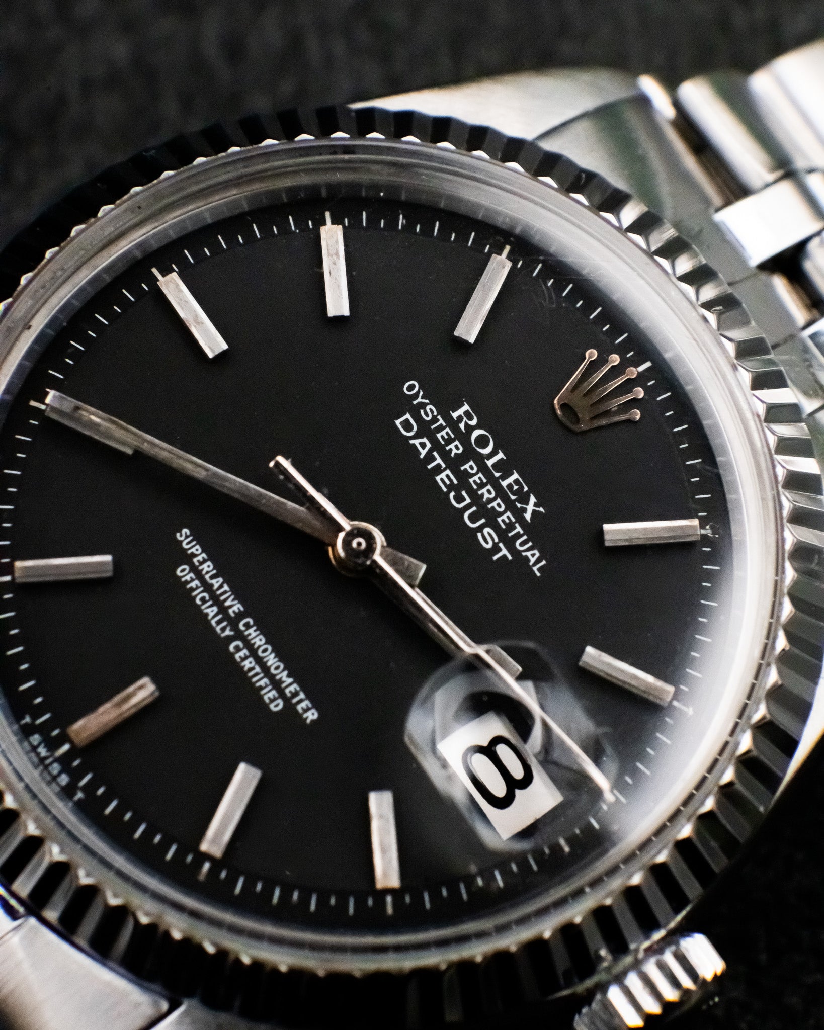 Rolex 1603 Perpetual Datejust - black dial