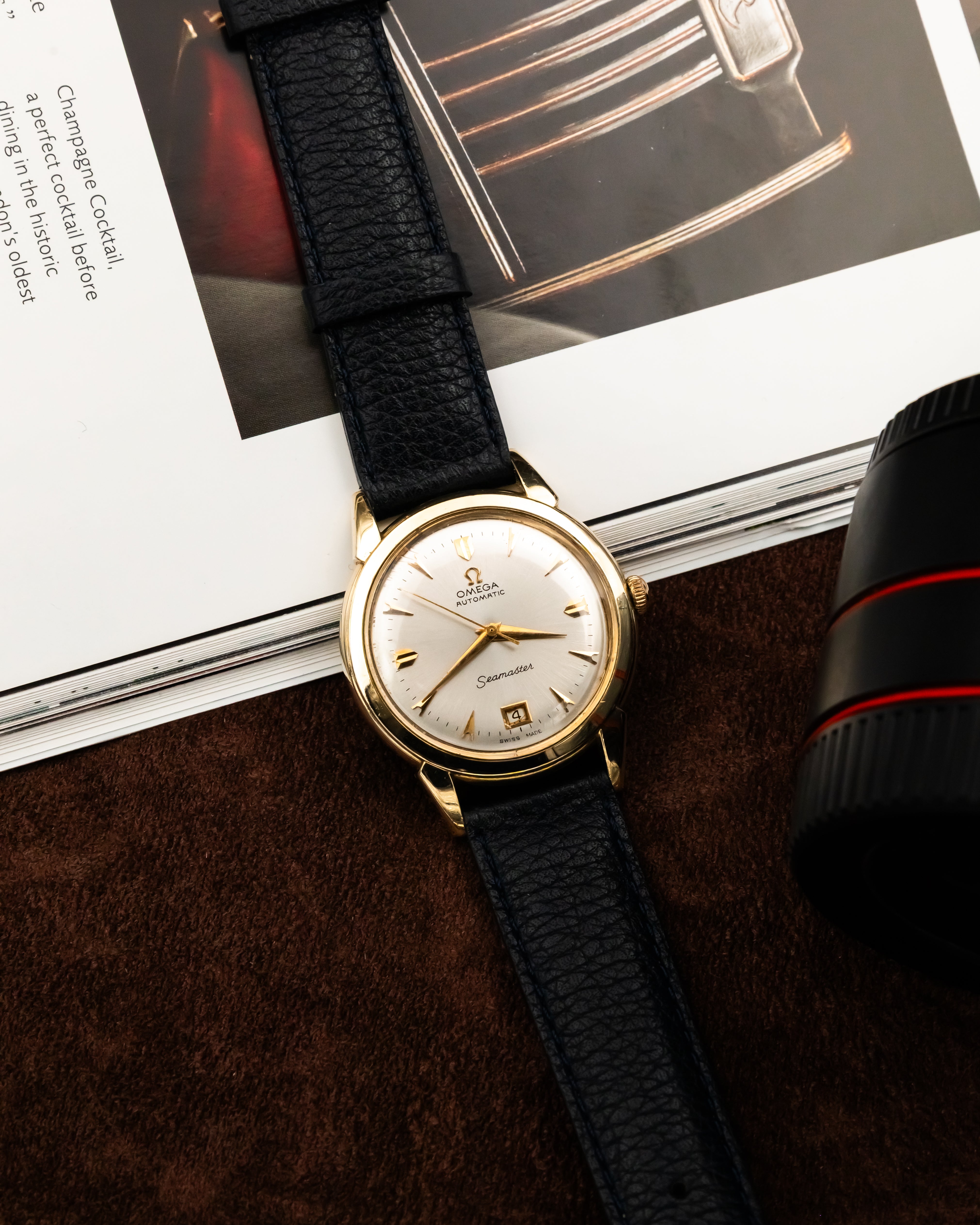 Omega E-14509 Seamaster 14K GF - Champagne Dial