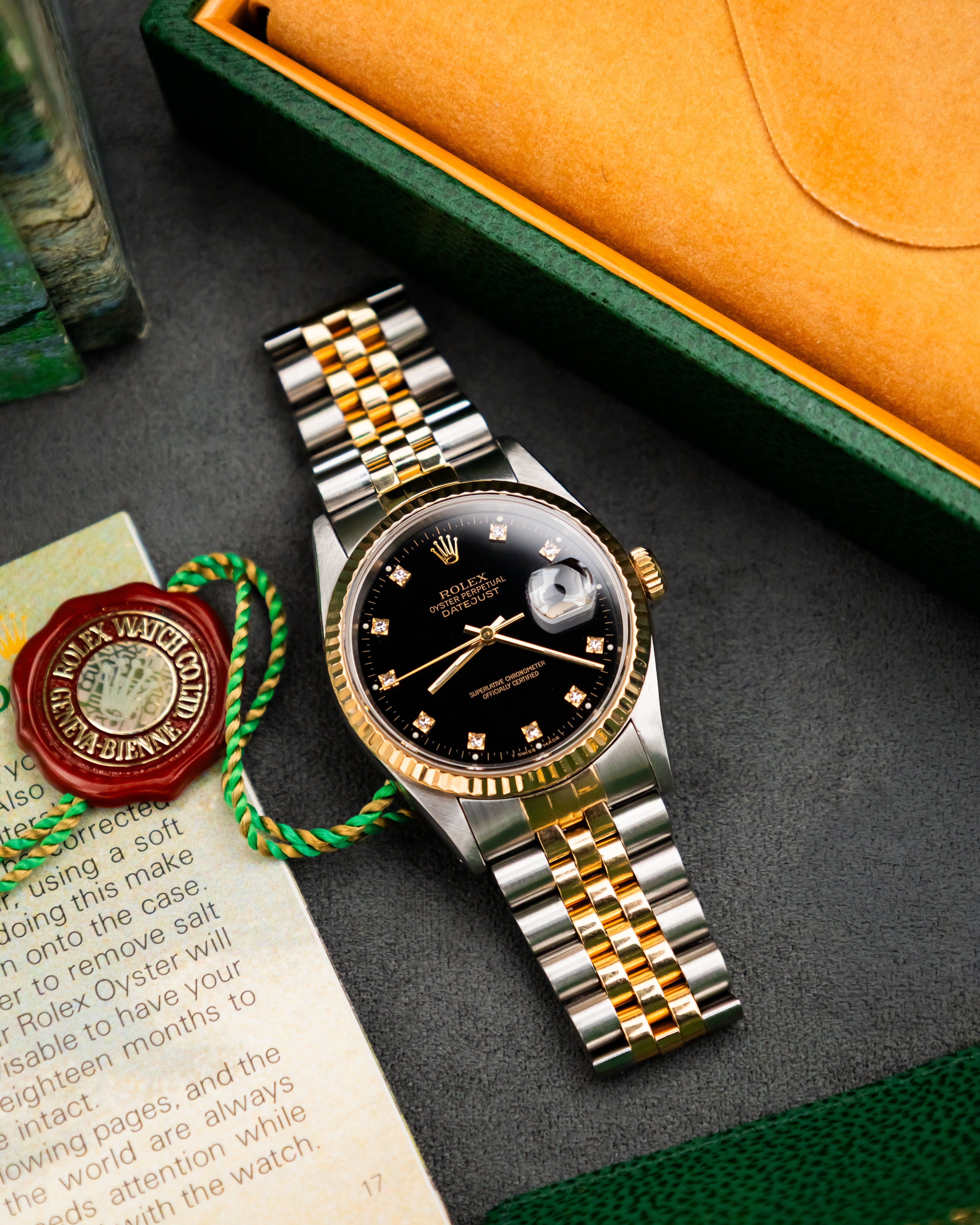 Rolex 16233 Perpetual Datejust - Factory Diamond Set Dial