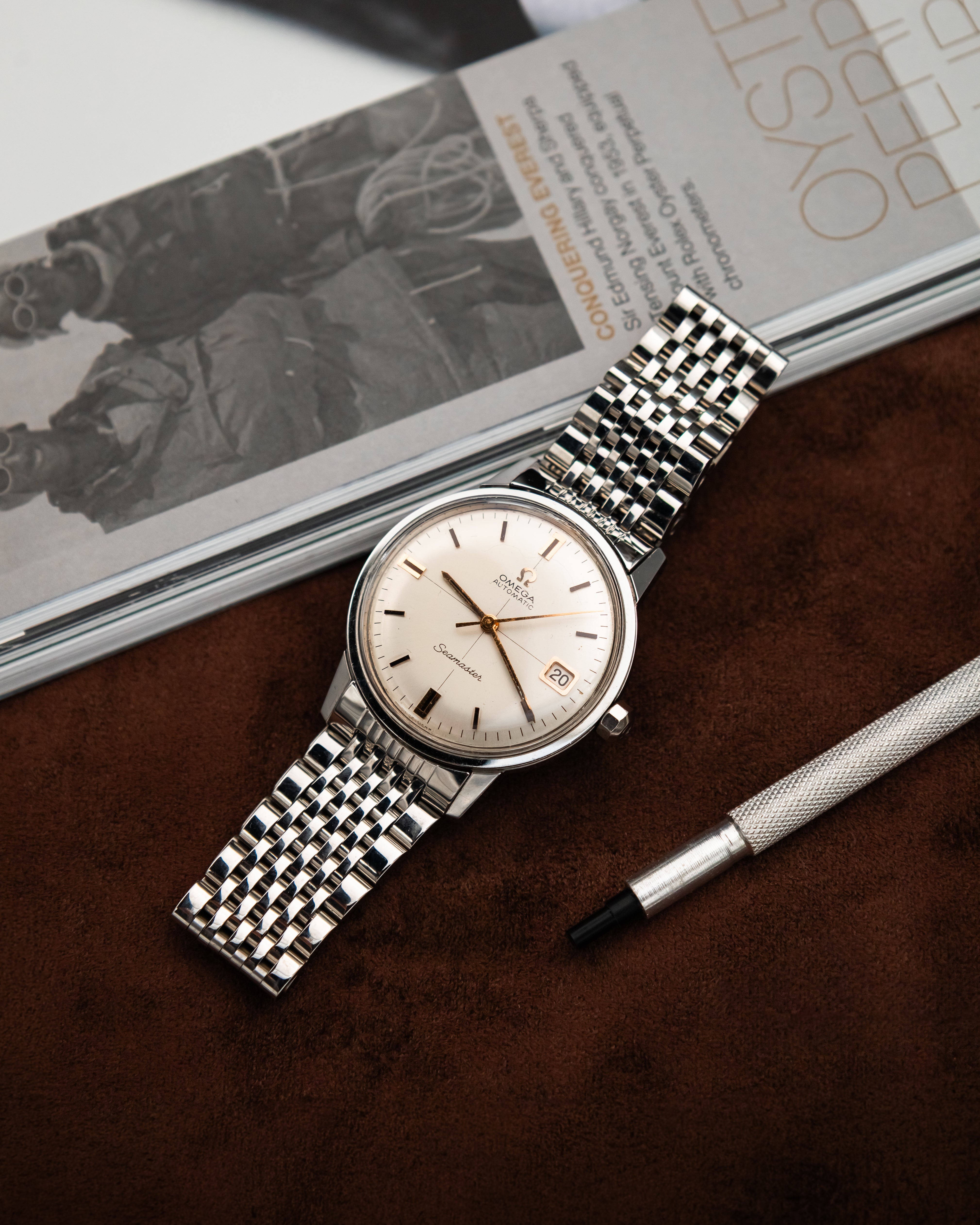 Omega 166.002 Seamaster - White Crosshair dial