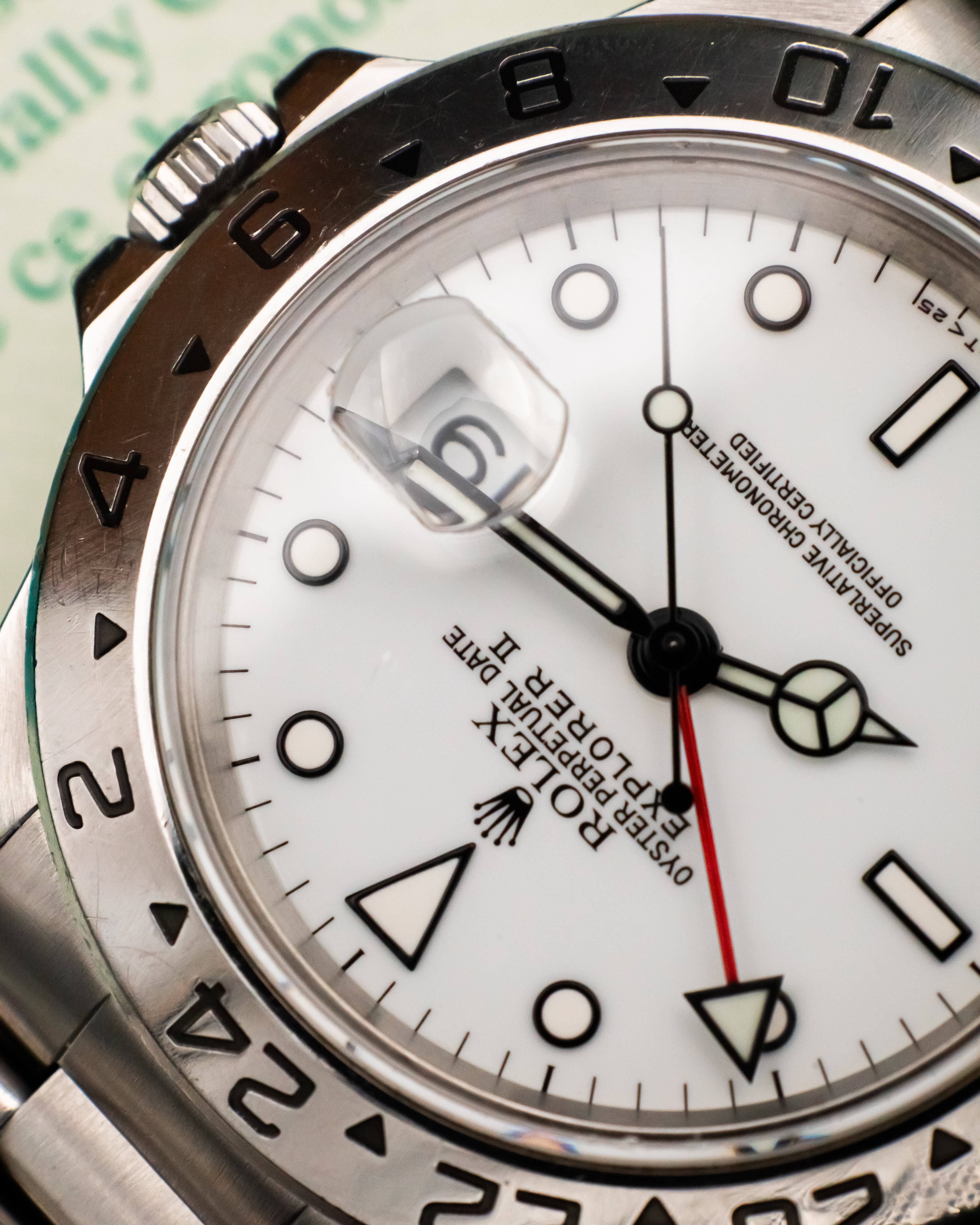 Rolex 16570 Explorer II - Polar White Dial