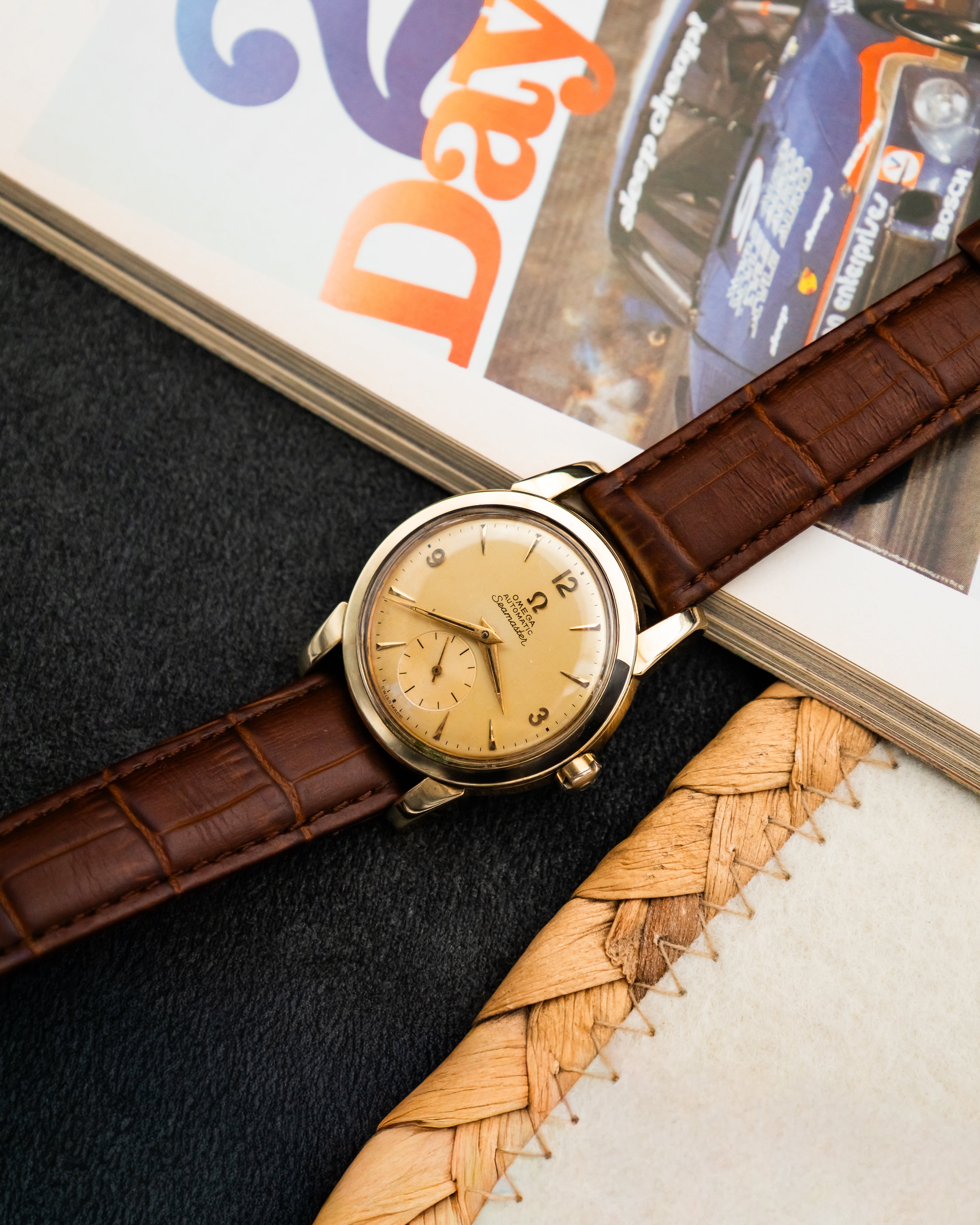 Omega 2848-1 Seamaster Sub-Second - Champagne Dial