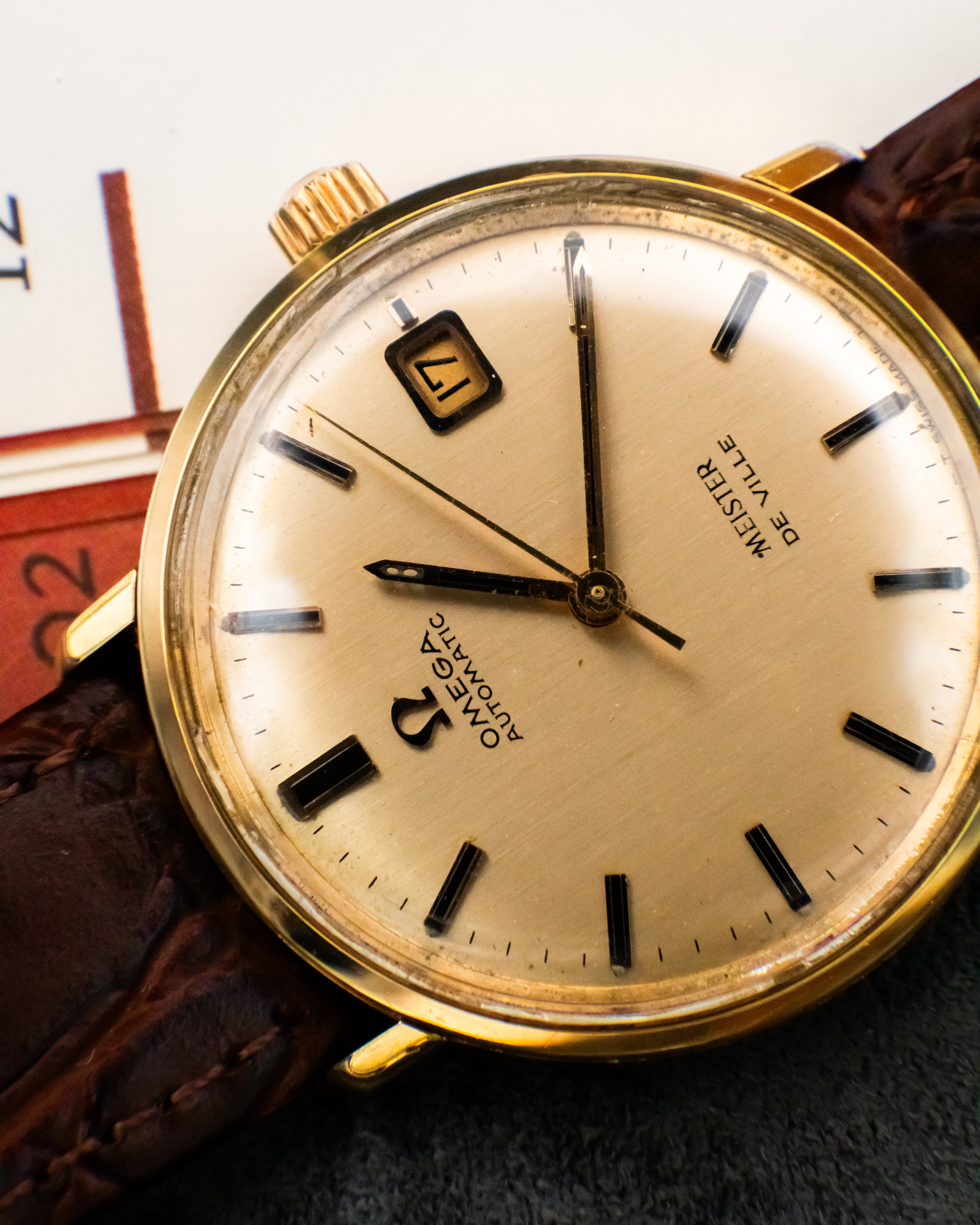 Omega 166.033 Meister De Ville - Gold dial