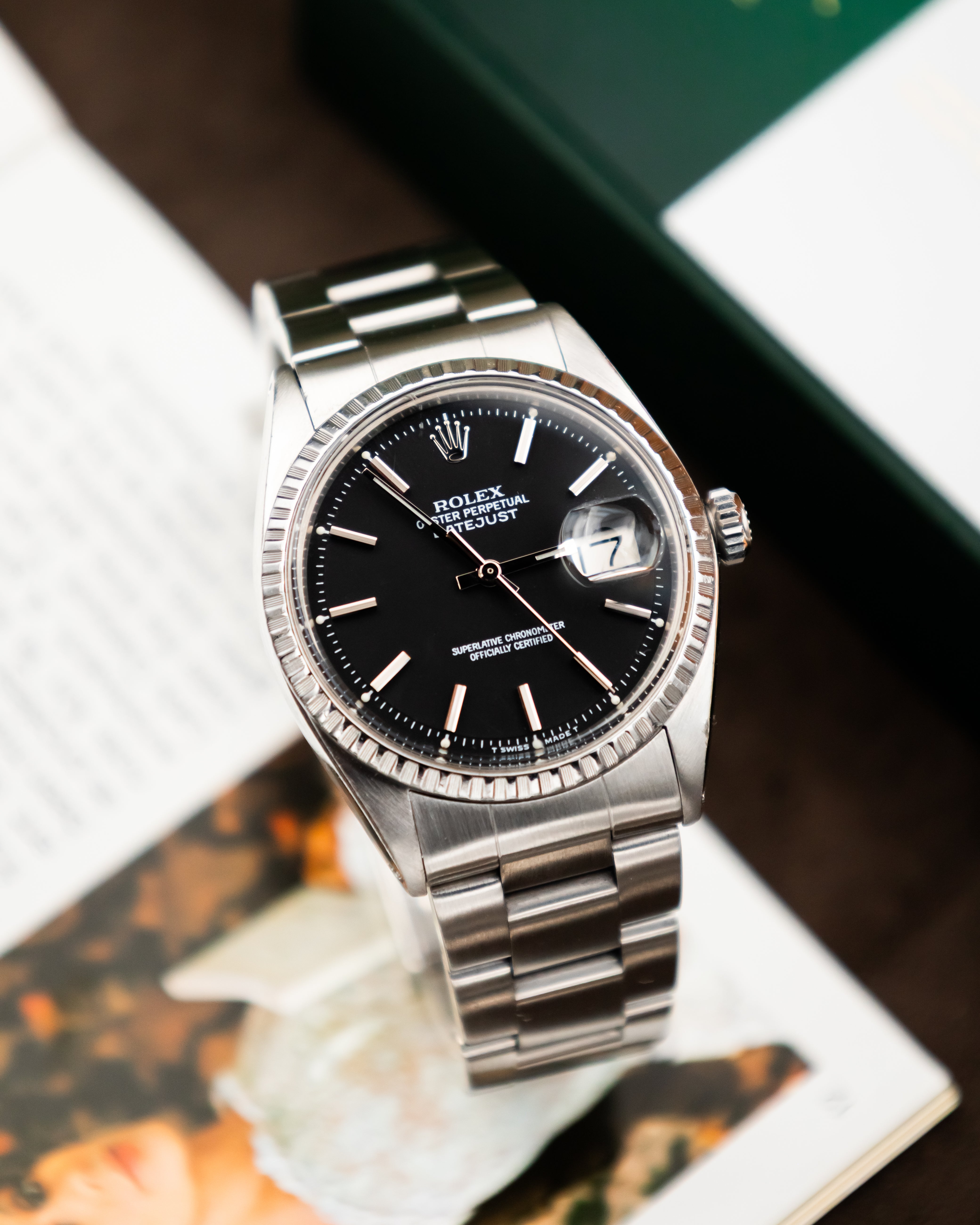 Rolex 1603 Perpetual Datejust - Black Dial