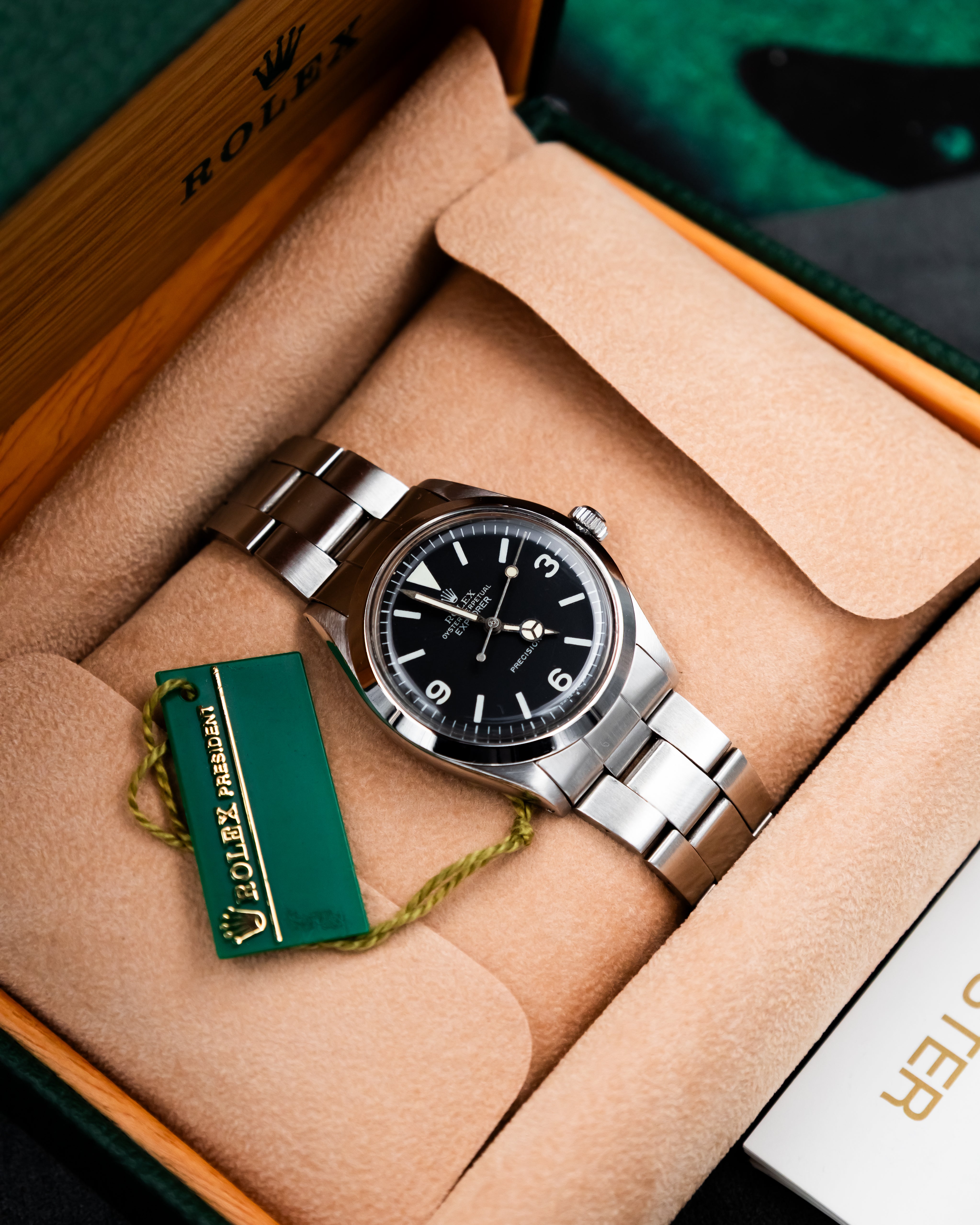 Rolex 5500 Explorer - Black dial