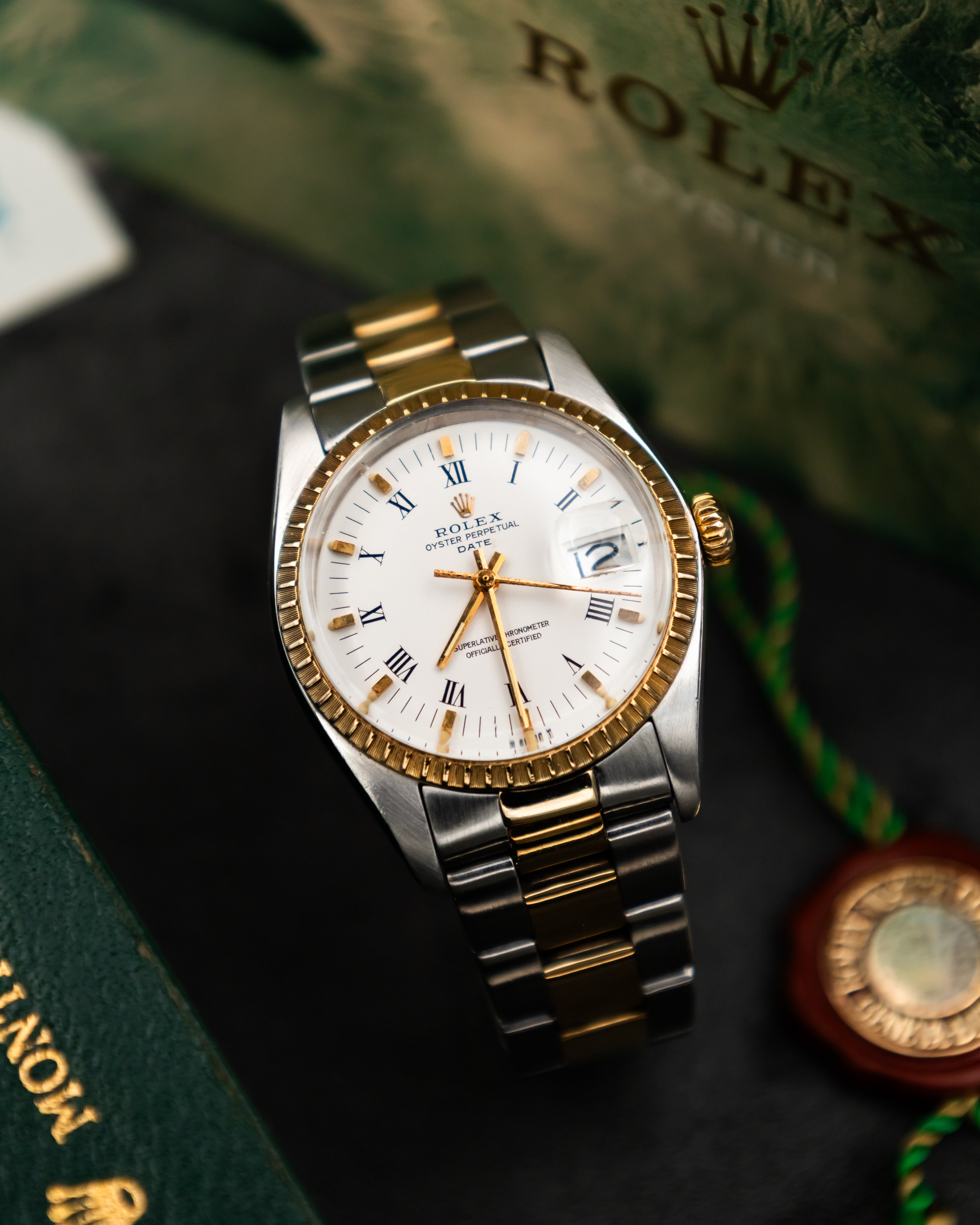 Rolex 1505 Perpetual Date - Roman Dial