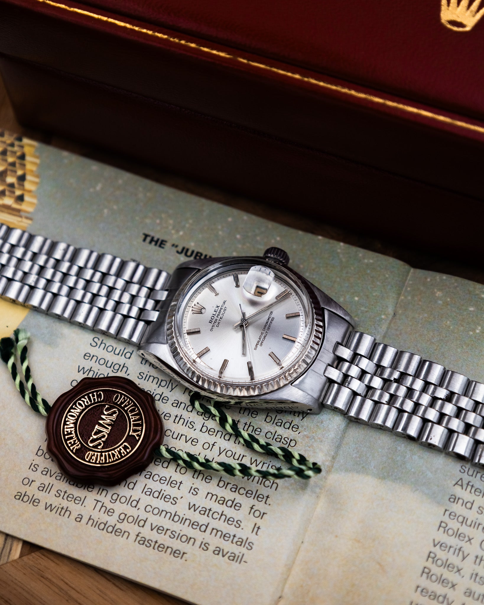 Rolex 1601 Oyster Perpetual- silver dial