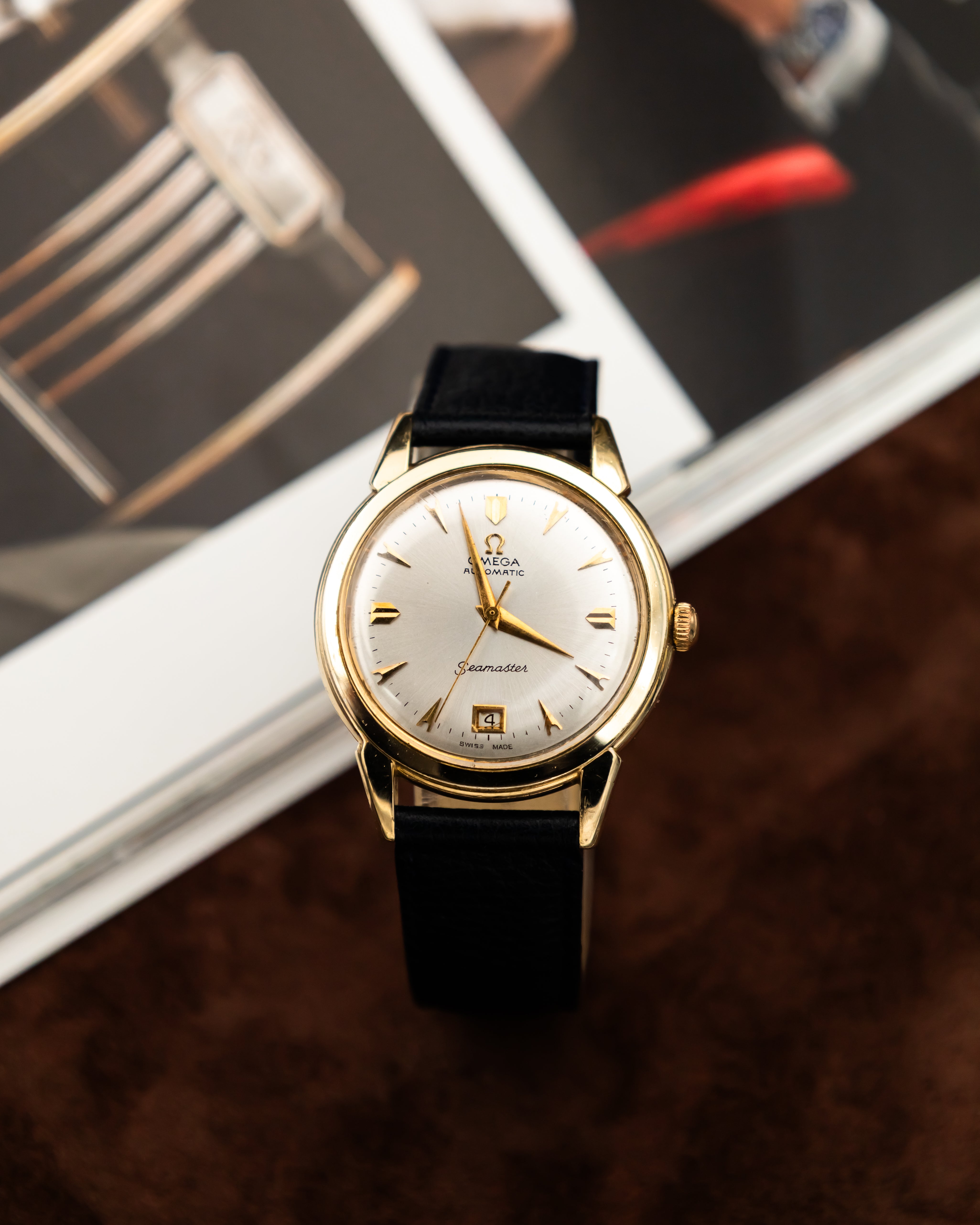 Omega E-14509 Seamaster 14K GF - Champagne Dial
