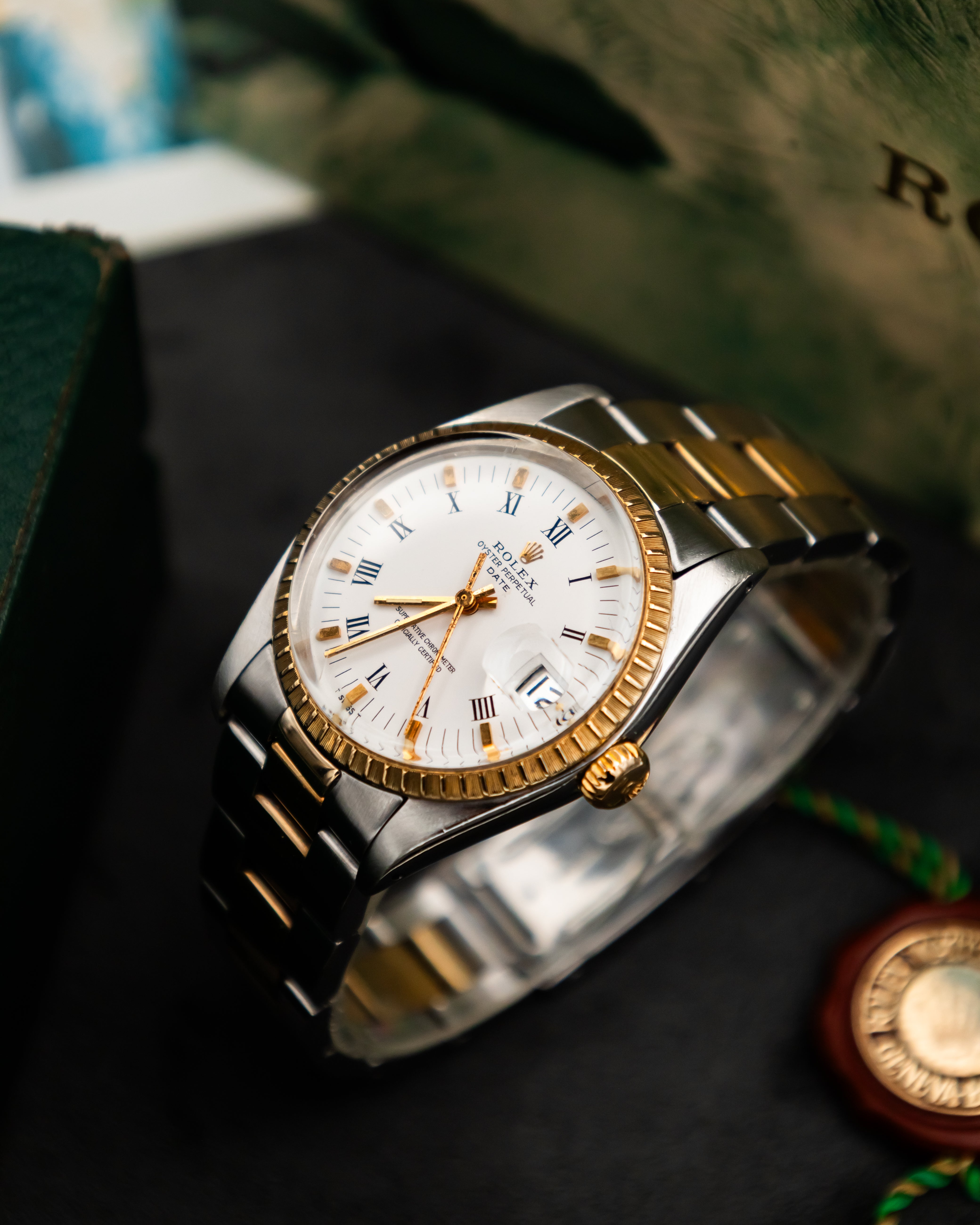 Rolex 1505 Perpetual Date - Roman Dial