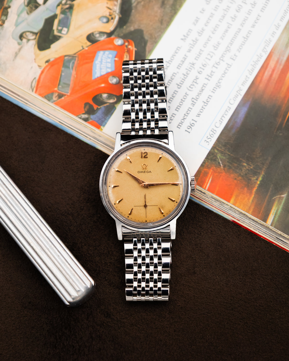 Omega 125.003-62 Seamaster Sub-Second - Waffle Dial