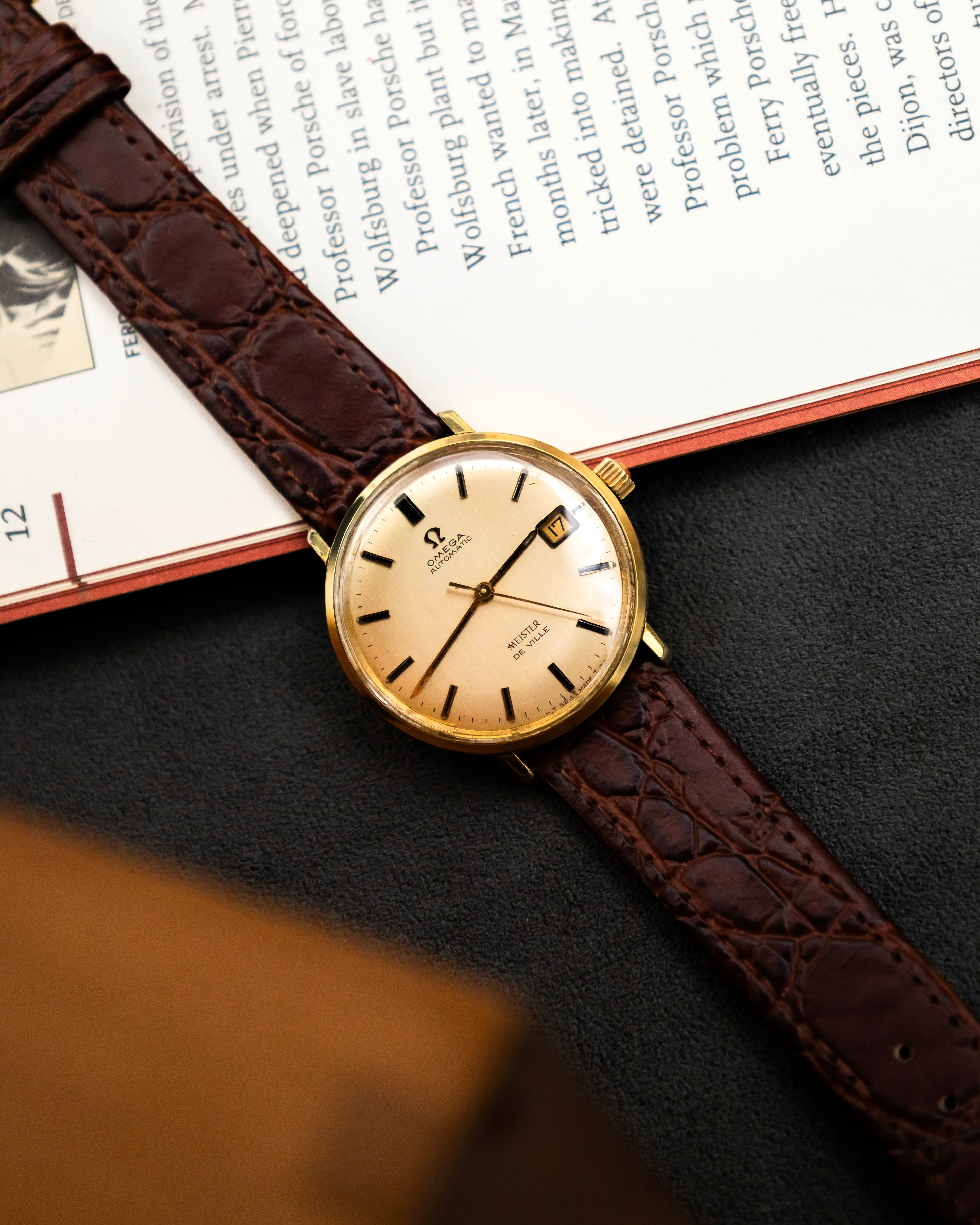 Omega 166.033 Meister De Ville - Gold dial