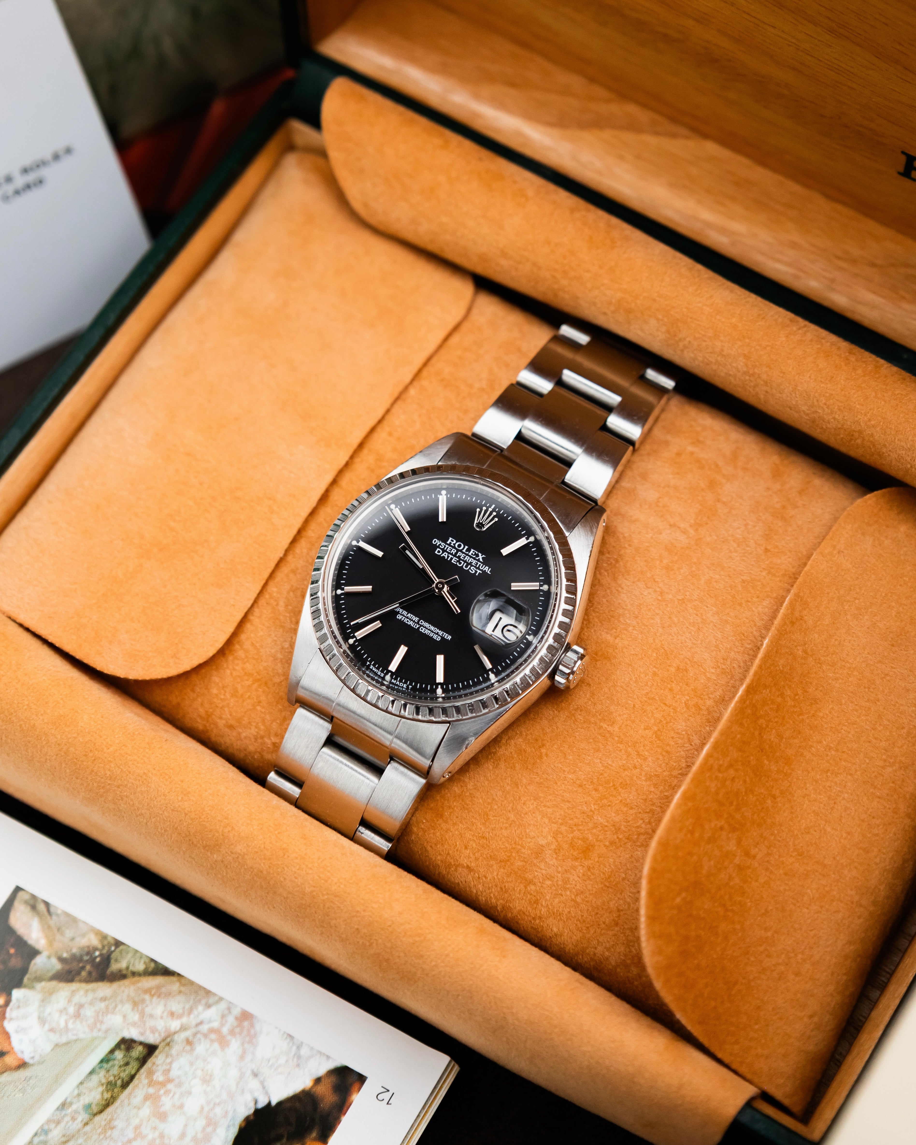 Rolex 1603 Perpetual Datejust - Black Dial