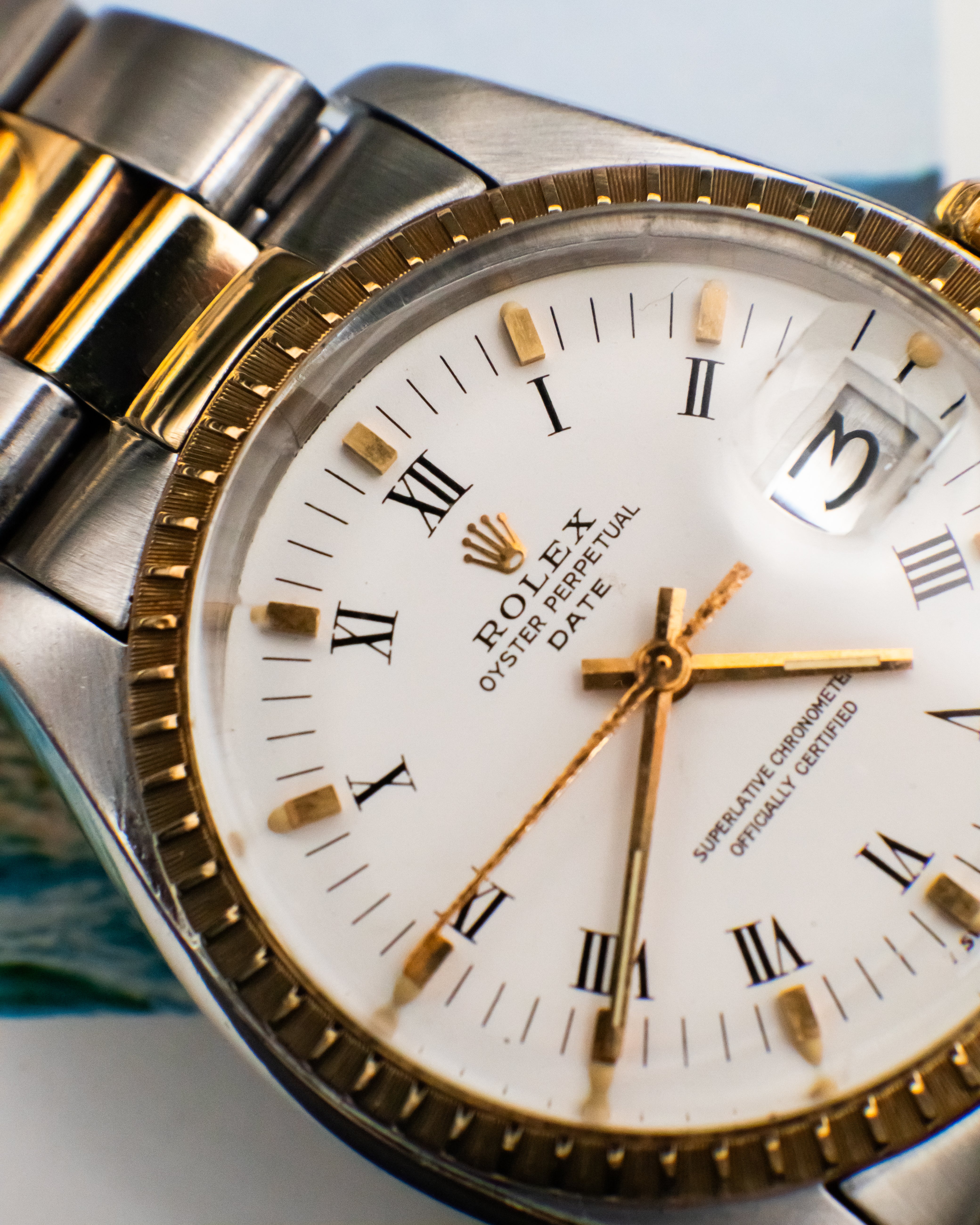 Rolex 1505 Perpetual Date - Roman Dial