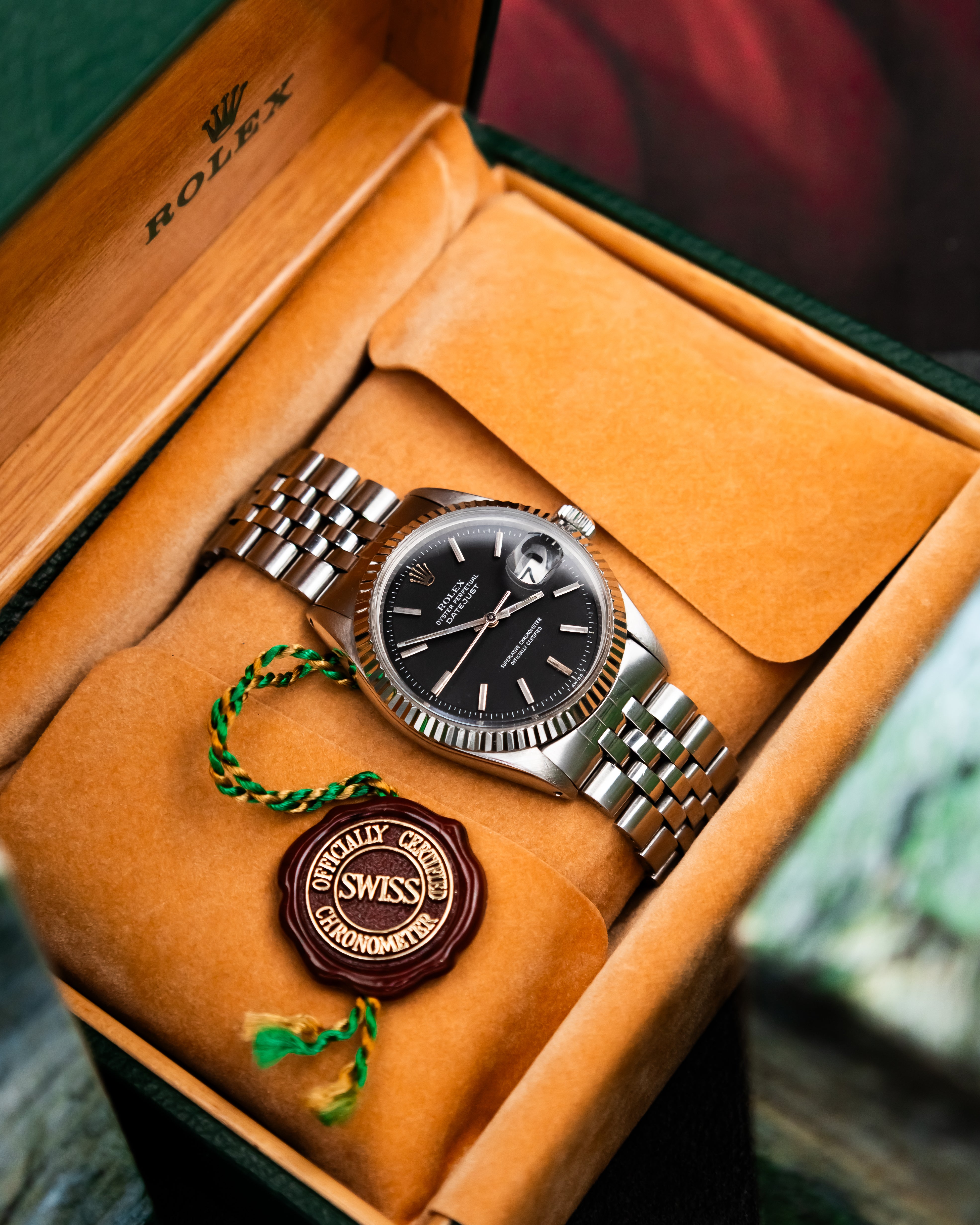 Rolex 1603 Perpetual Datejust - black dial