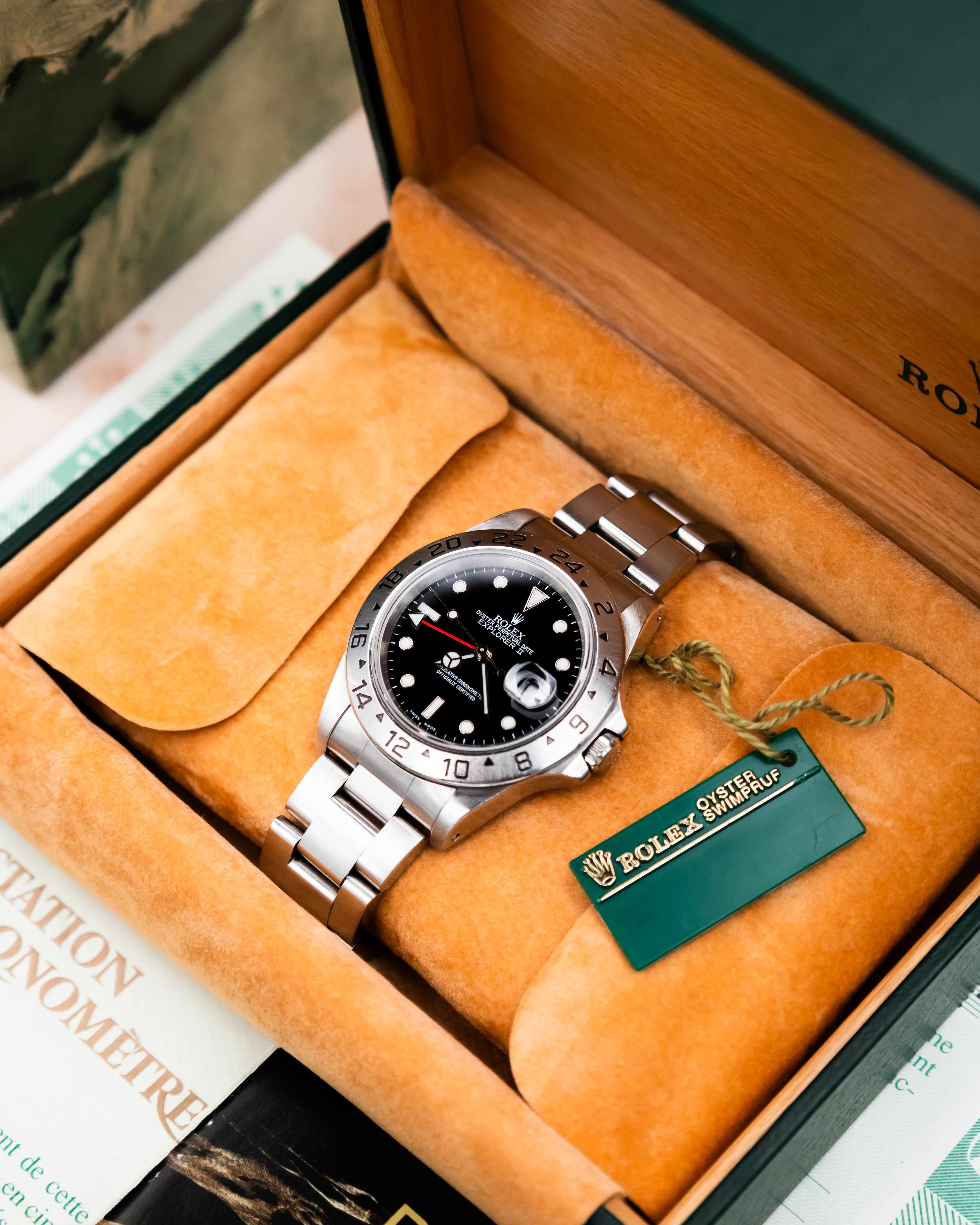 Rolex 16570 Explorer II - Black Dial