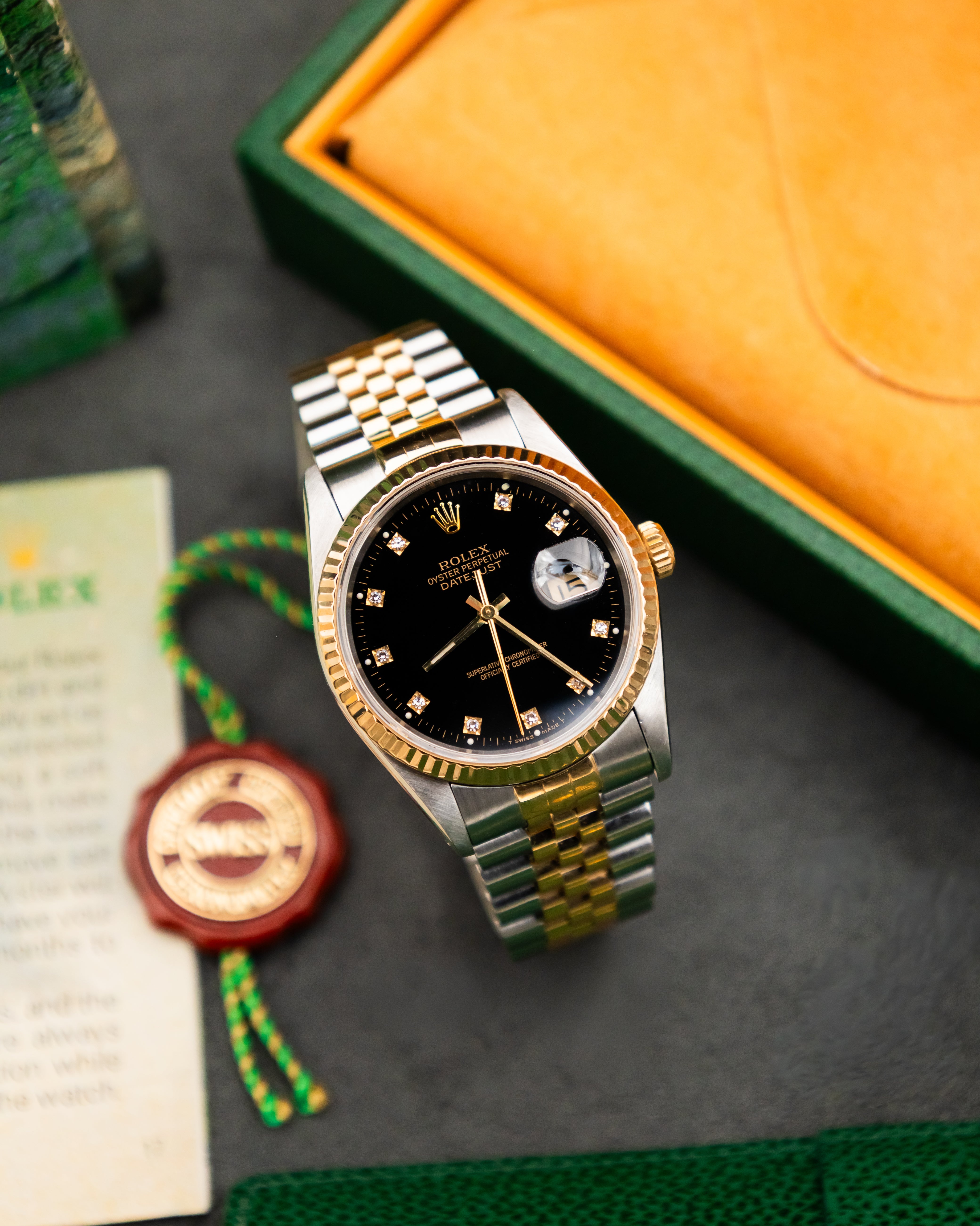 Rolex 16233 Perpetual Datejust - Factory Diamond Set Dial