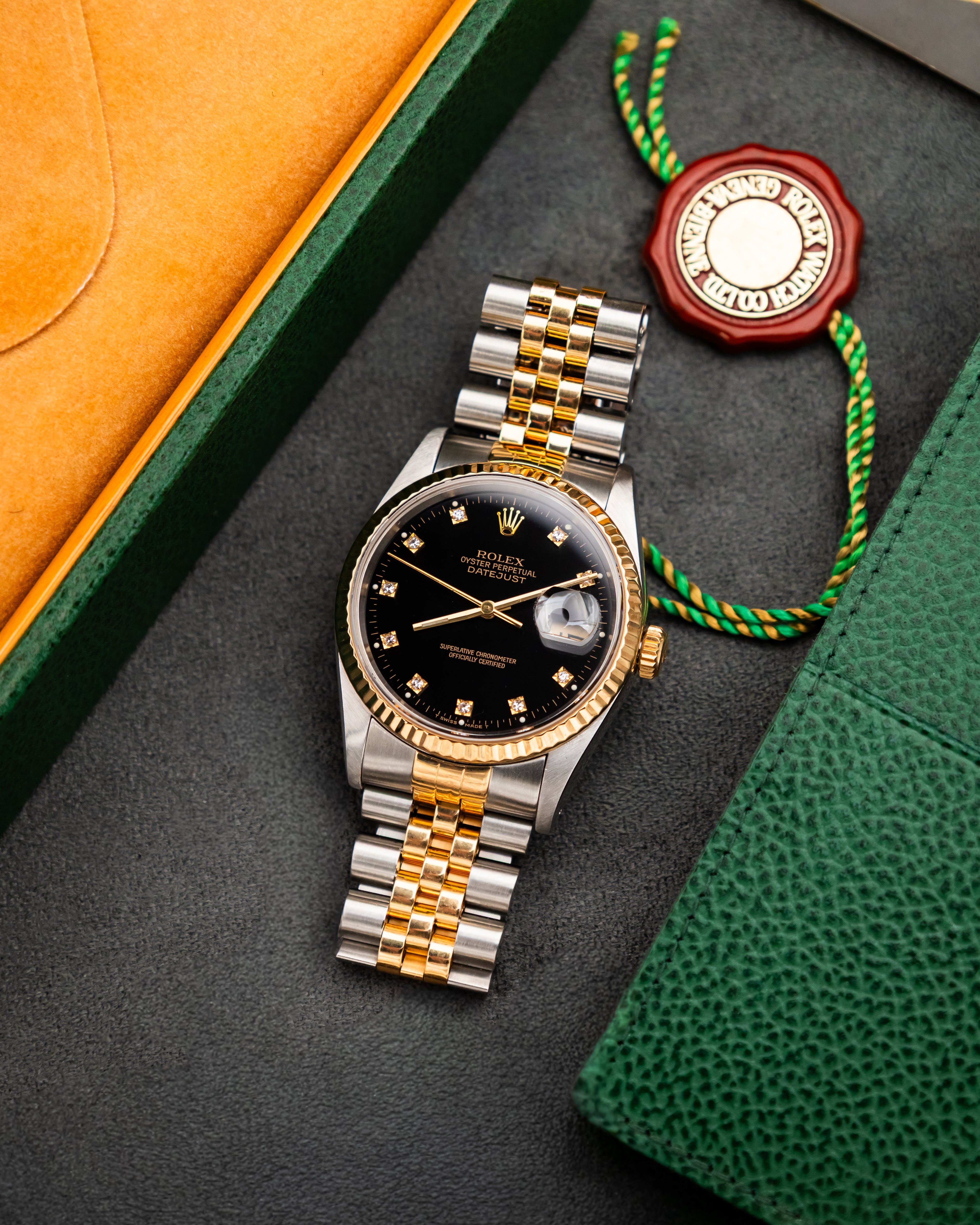 Rolex 16233 Perpetual Datejust - Factory Diamond Set Dial