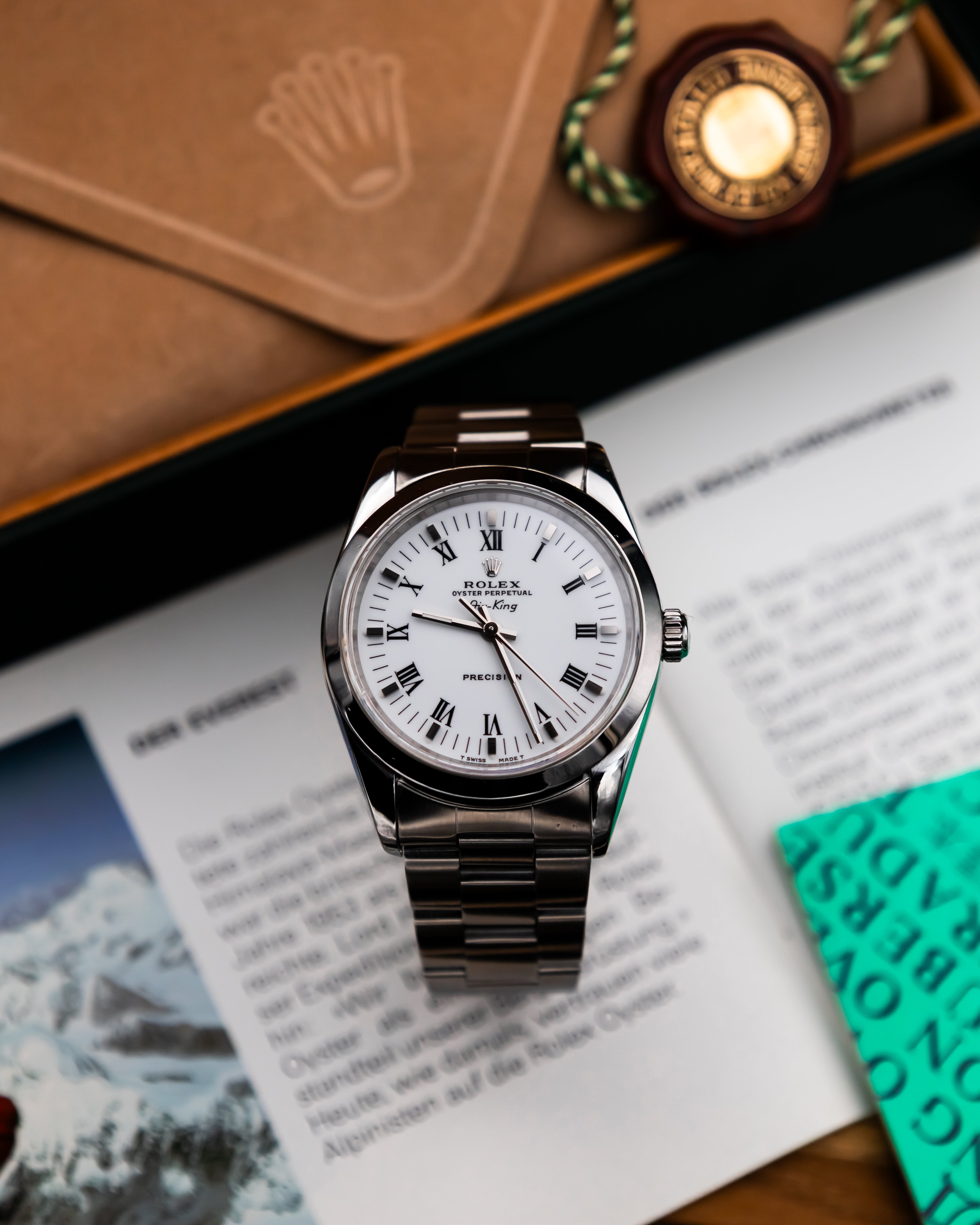 Rolex 14000 Air-king - White dial