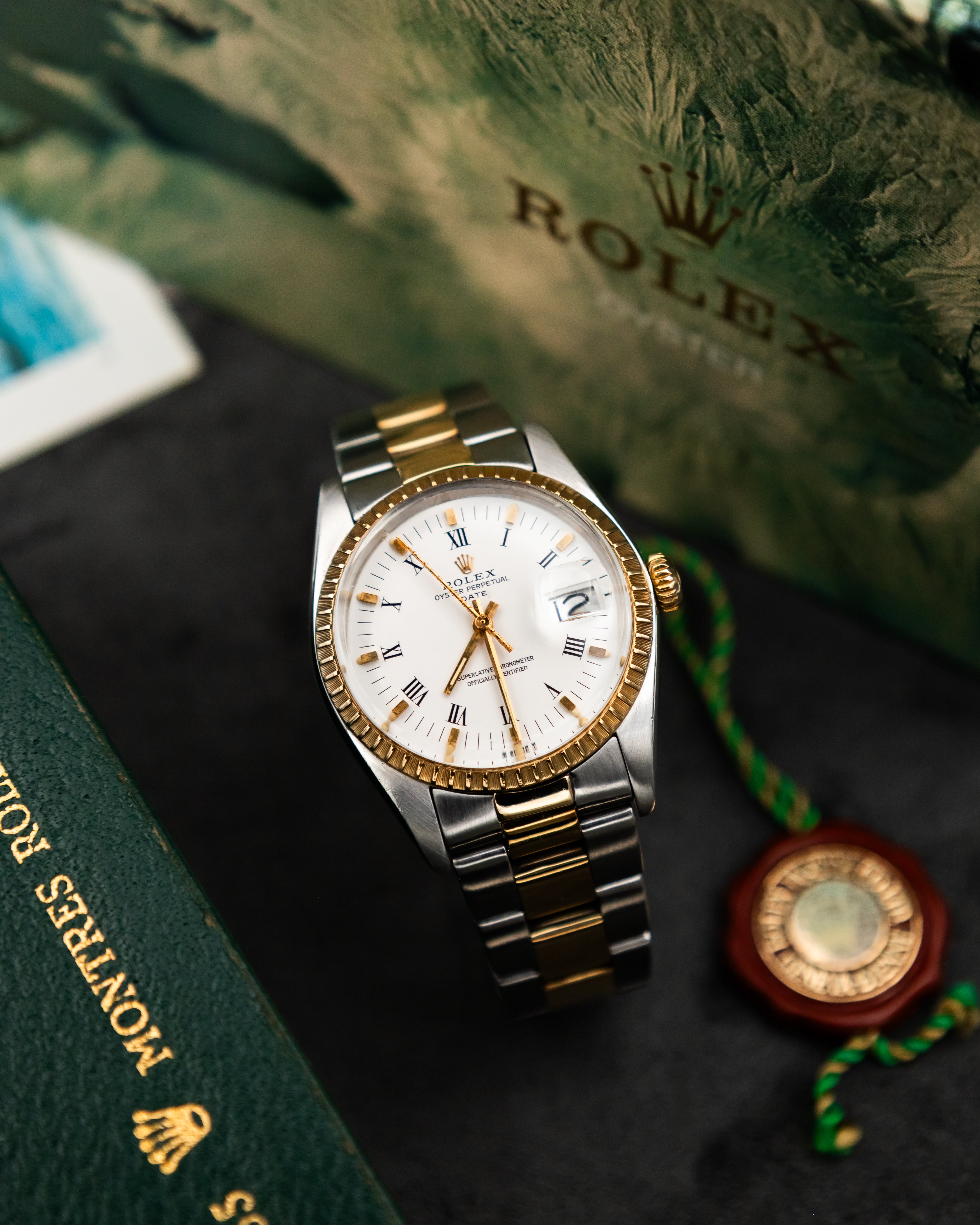 Rolex 1505 Perpetual Date - Roman Dial
